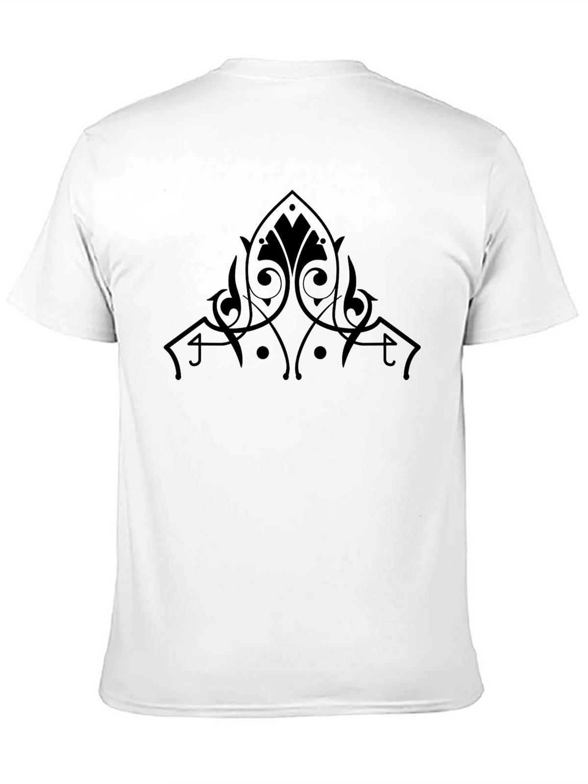 Elegant Tribal Black T-Shirt