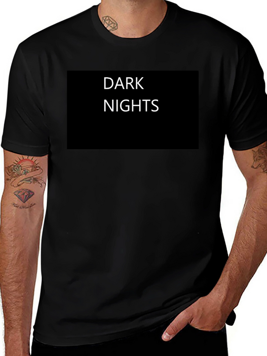 Dark Nights Graphic T-Shirt - Casual Style