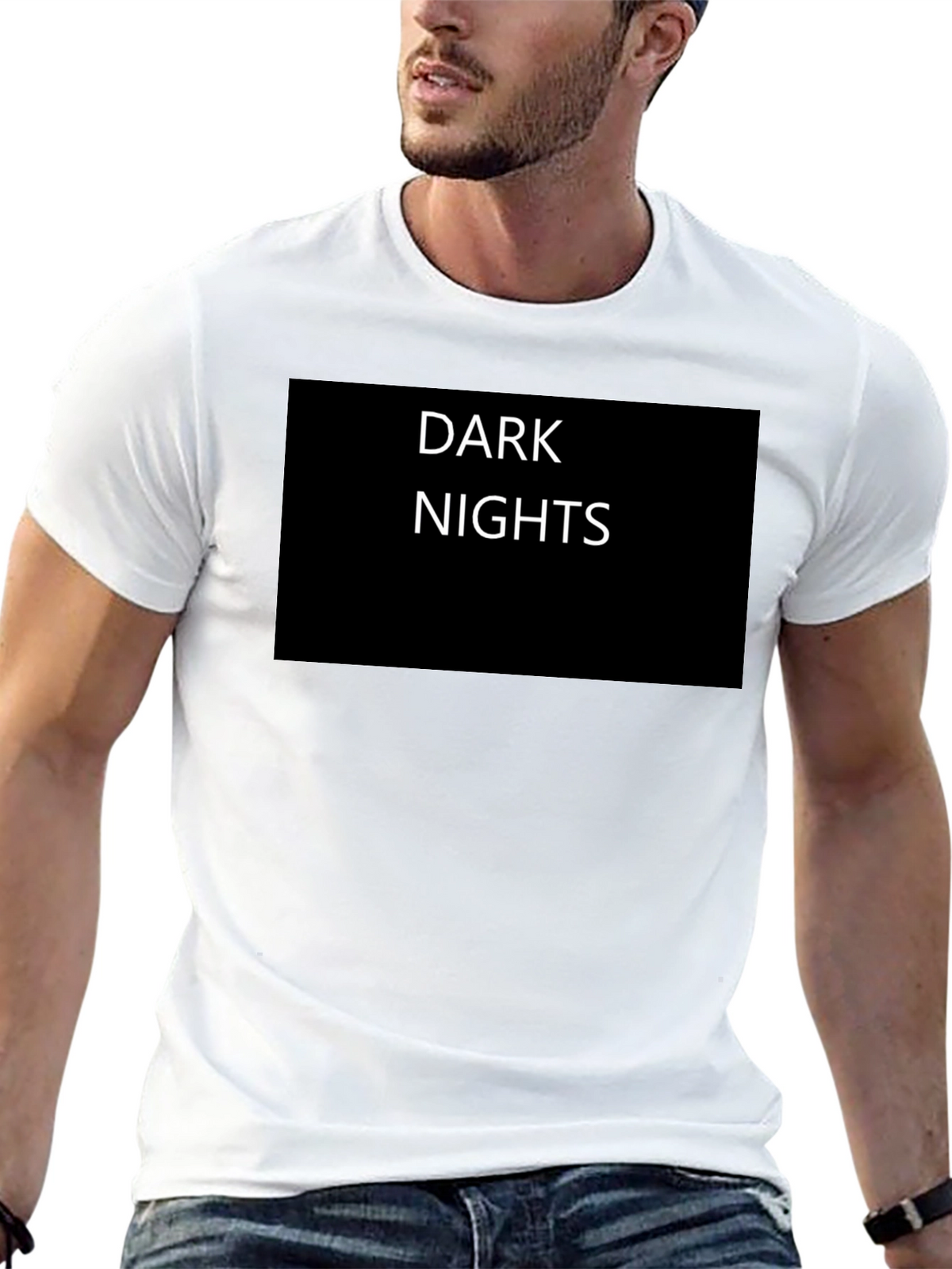Dark Nights Graphic T-Shirt - Casual Style