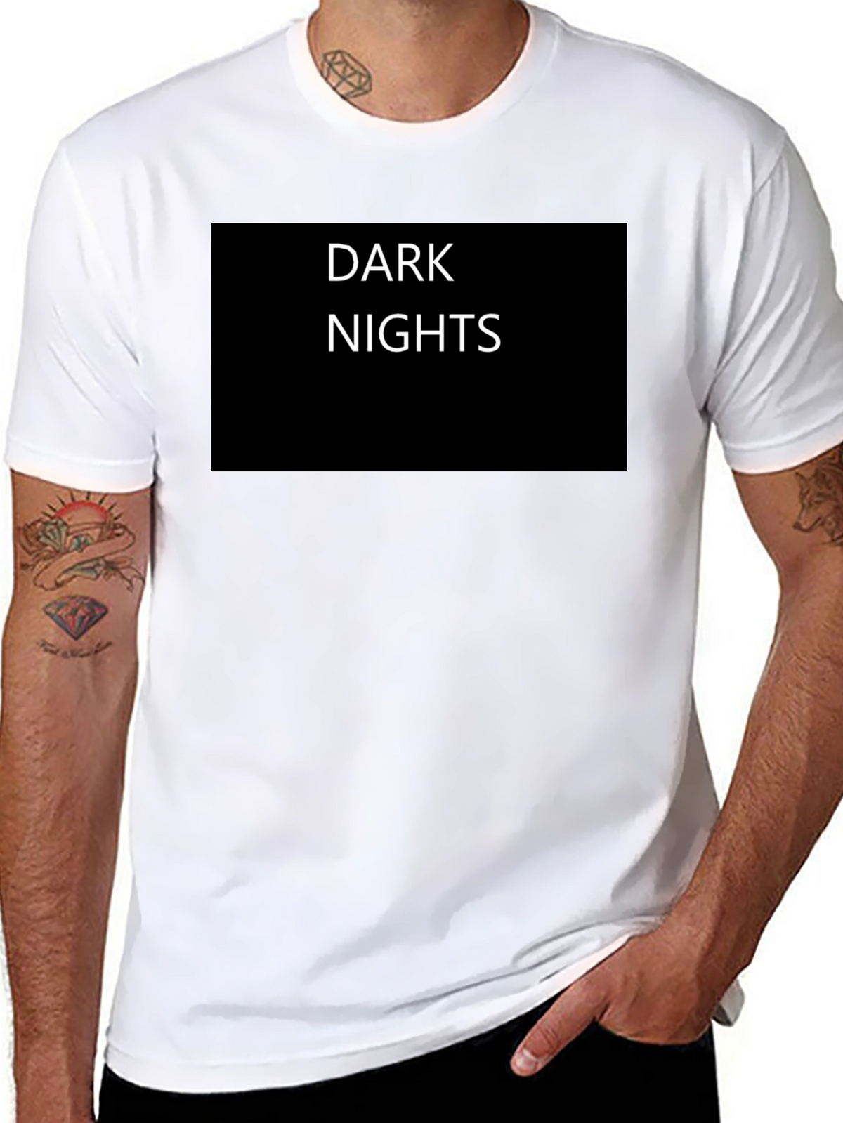 Dark Nights Graphic T-Shirt - Casual Style