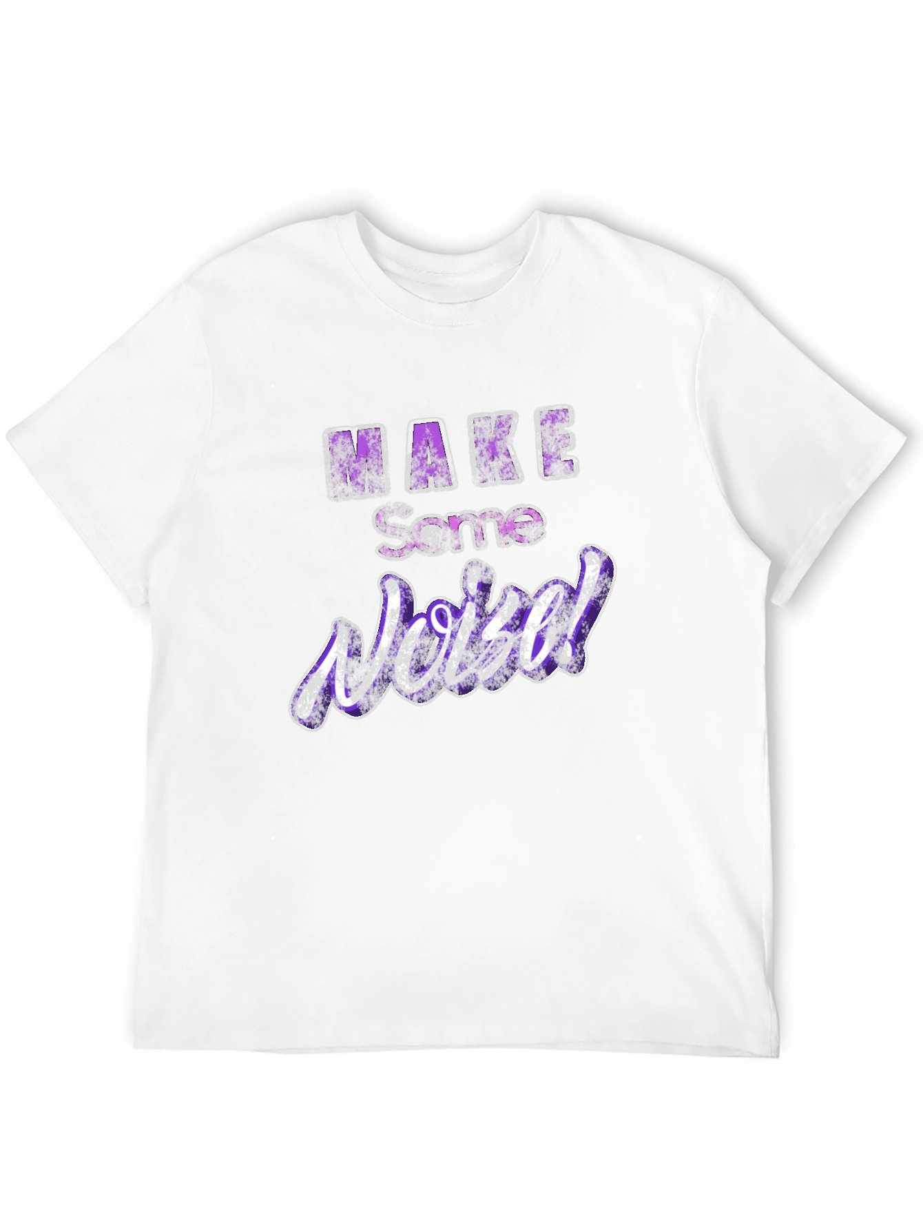 Make Some Noise Black Graphic Tee