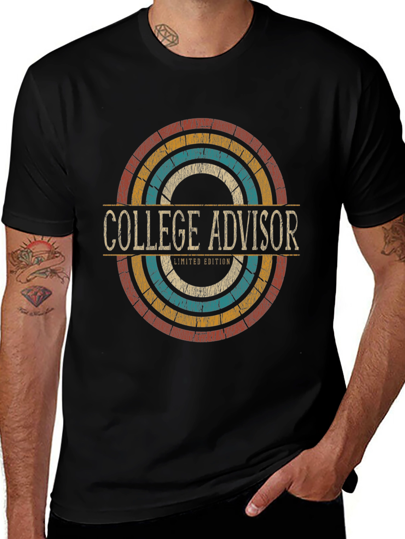 College Advisor Retro T-Shirt