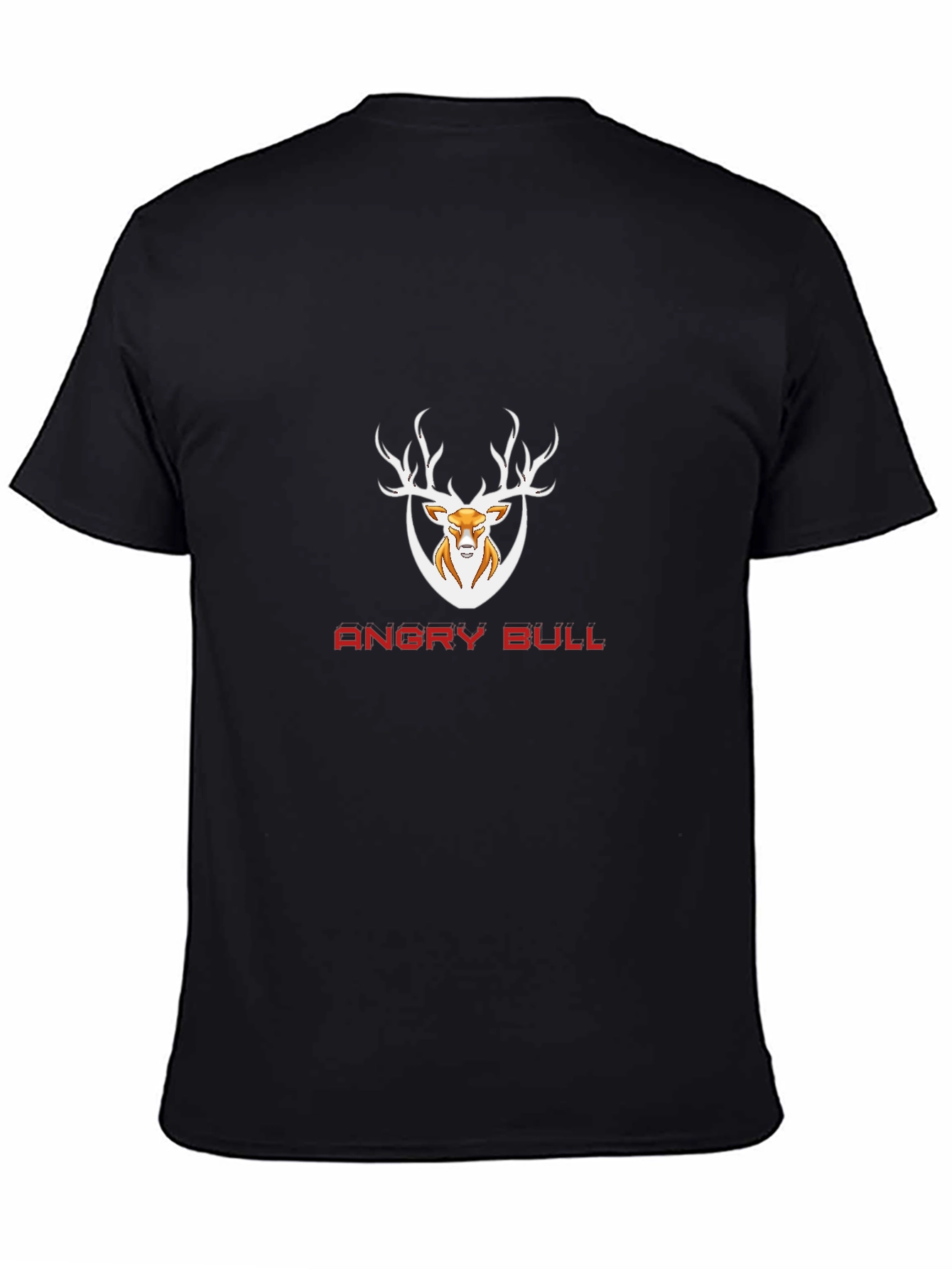 Angry Bull Graphic T-Shirt - Mens Black Tee