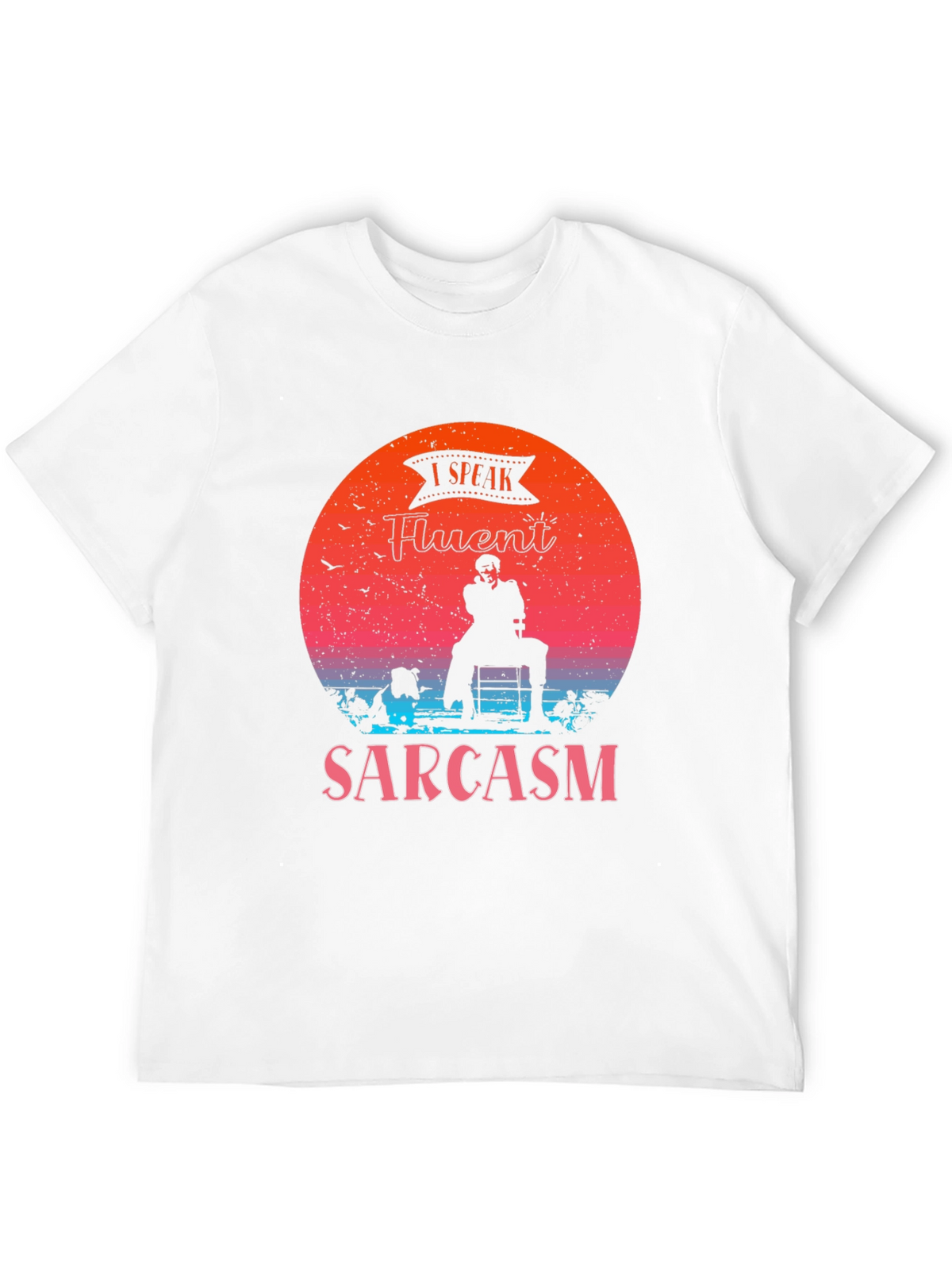 Fluent Sarcasm Graphic Tee - Black Humor T-Shirt