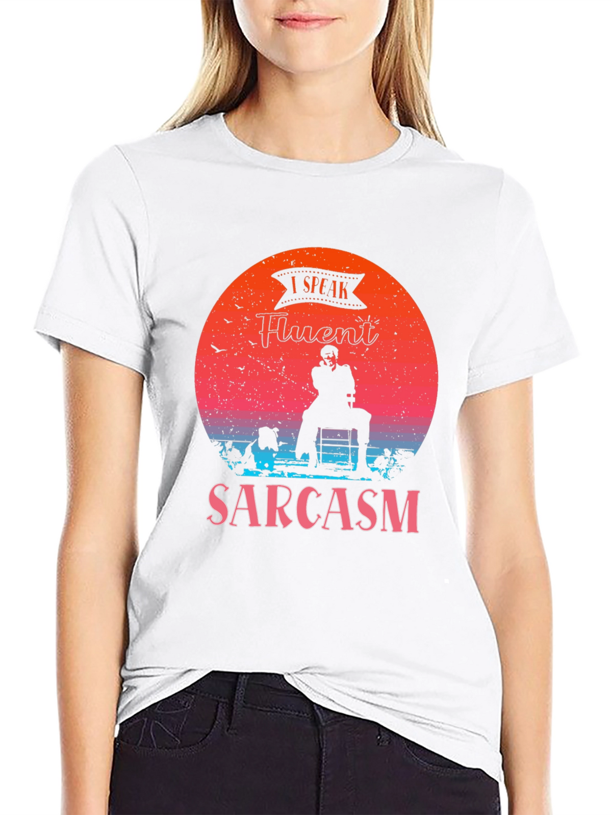 Fluent Sarcasm Graphic Tee - Black Humor T-Shirt