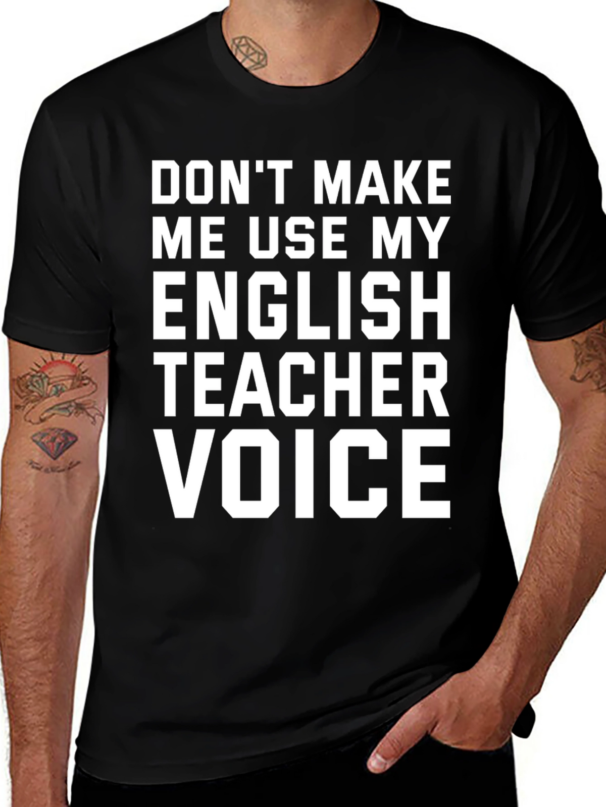 English Teacher Voice T-Shirt Funny Gift