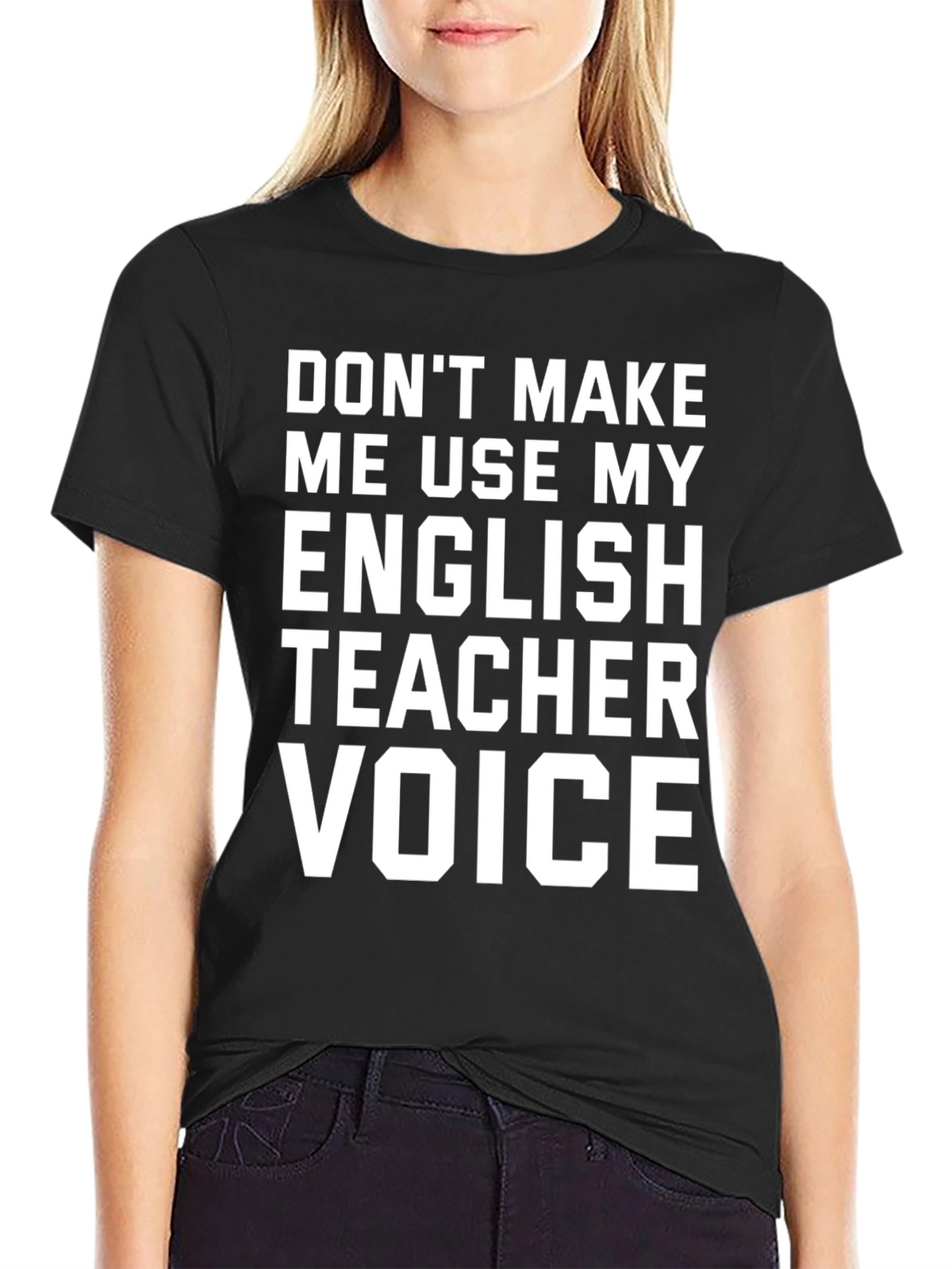 English Teacher Voice T-Shirt Funny Gift