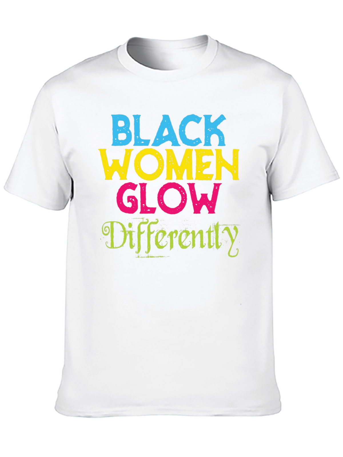 Black Women Glow Differently Graphic Tee