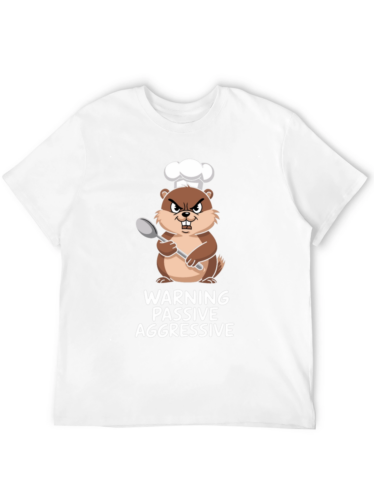Passive Aggressive Chef Beaver Graphic Tee