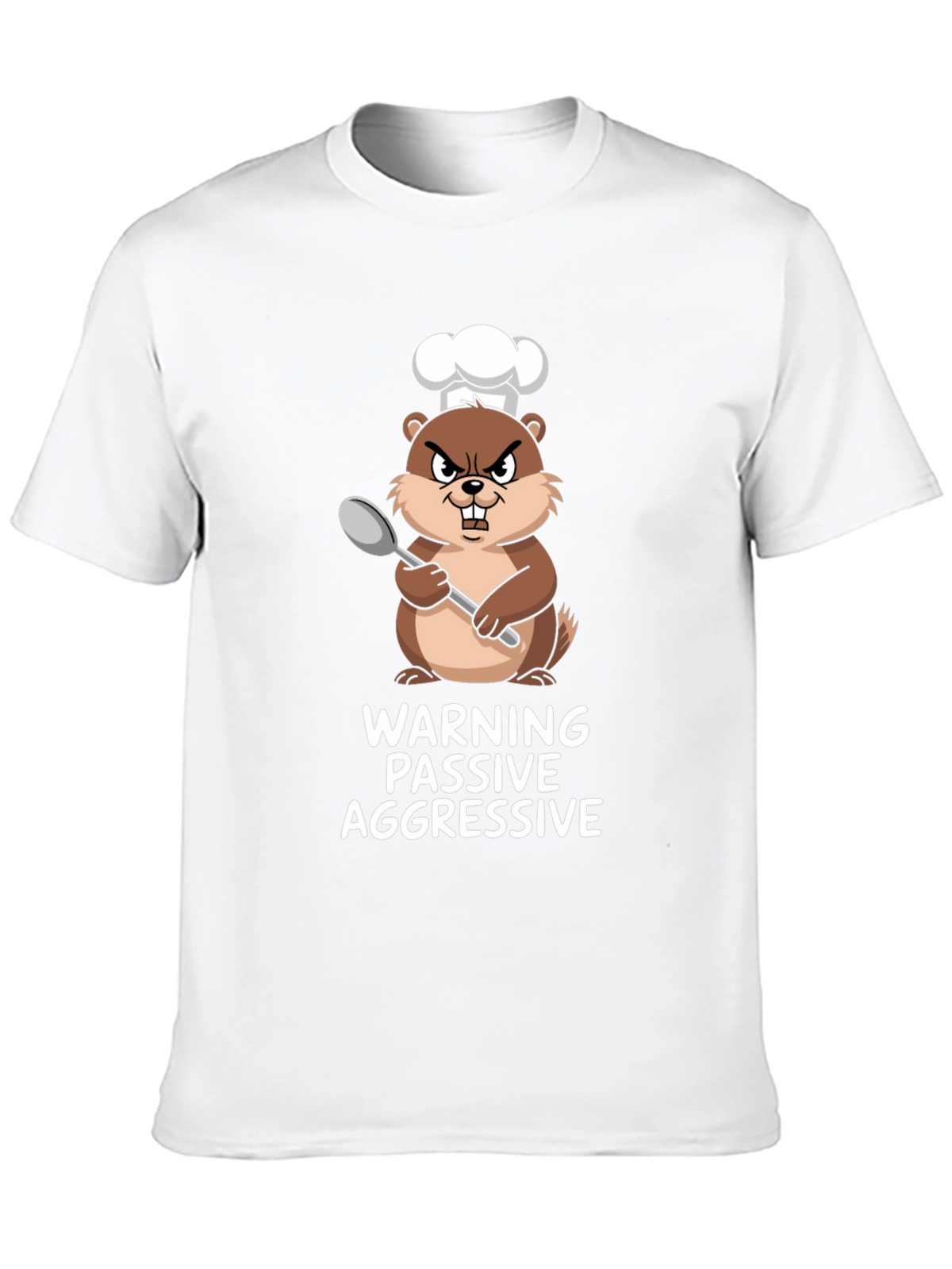Passive Aggressive Chef Beaver Graphic Tee