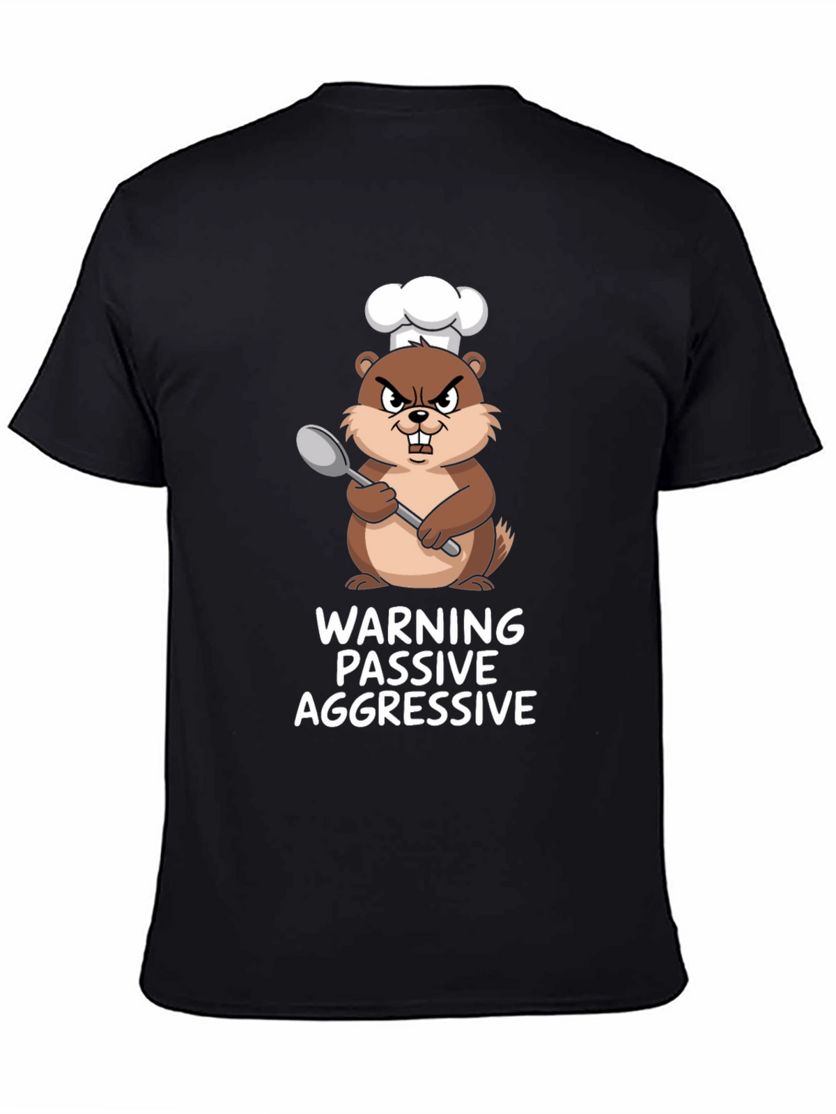 Passive Aggressive Chef Beaver Graphic Tee