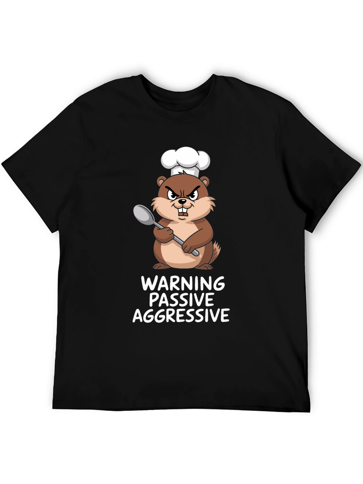 Passive Aggressive Chef Beaver Graphic Tee