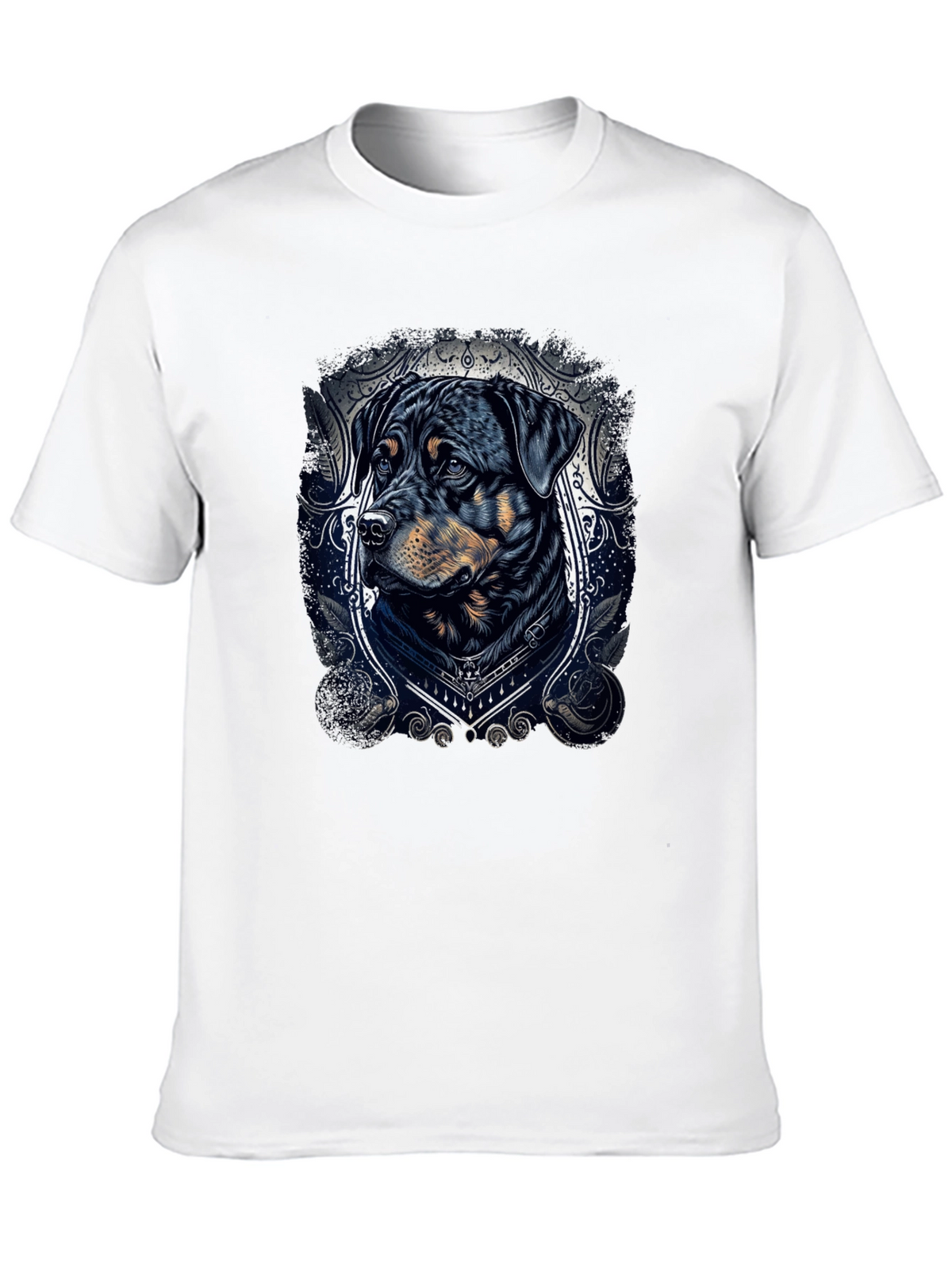 Rottweiler Dog Graphic Tee - Stylish Black T-Shirt