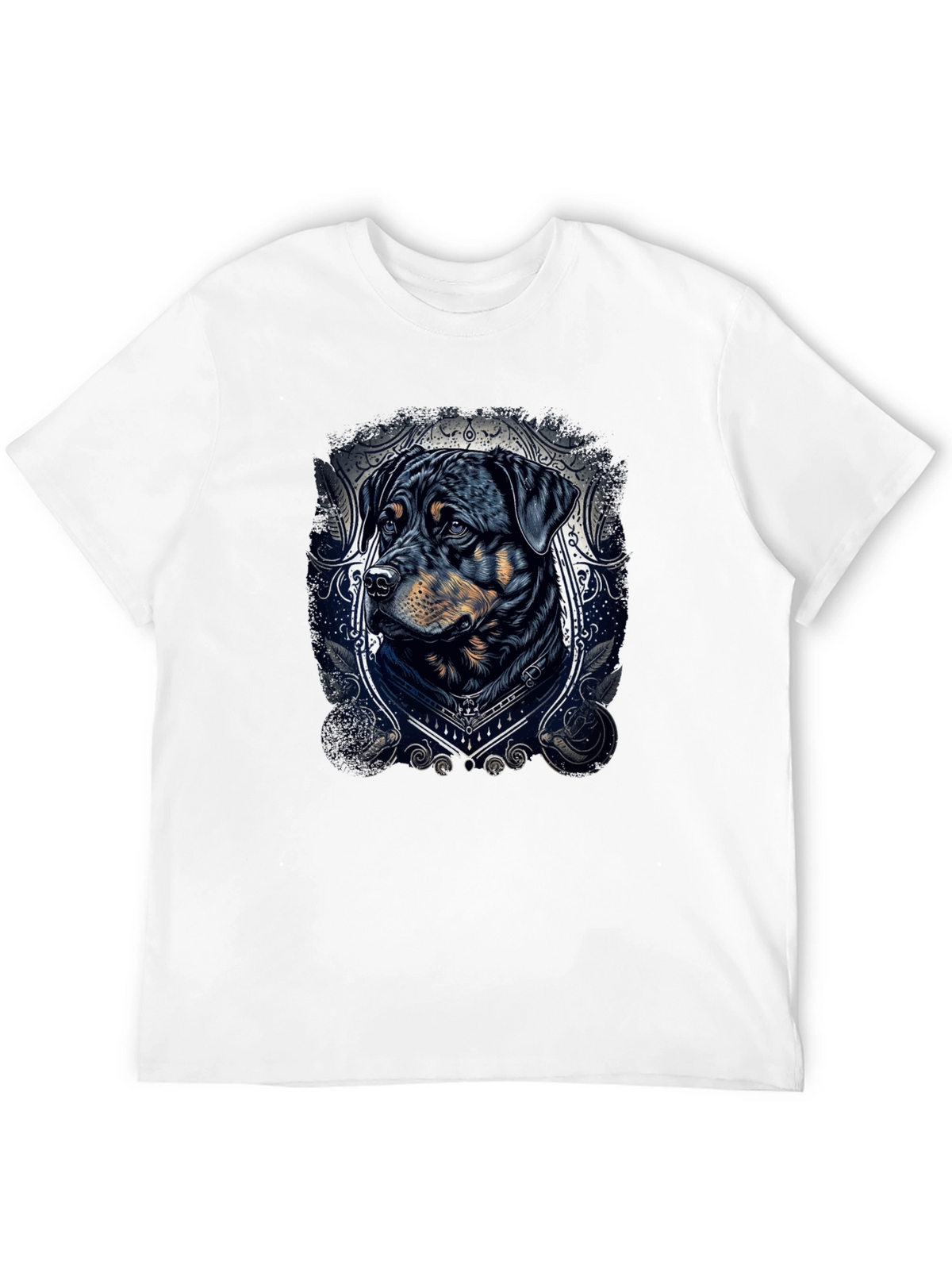 Rottweiler Dog Graphic Tee - Stylish Black T-Shirt