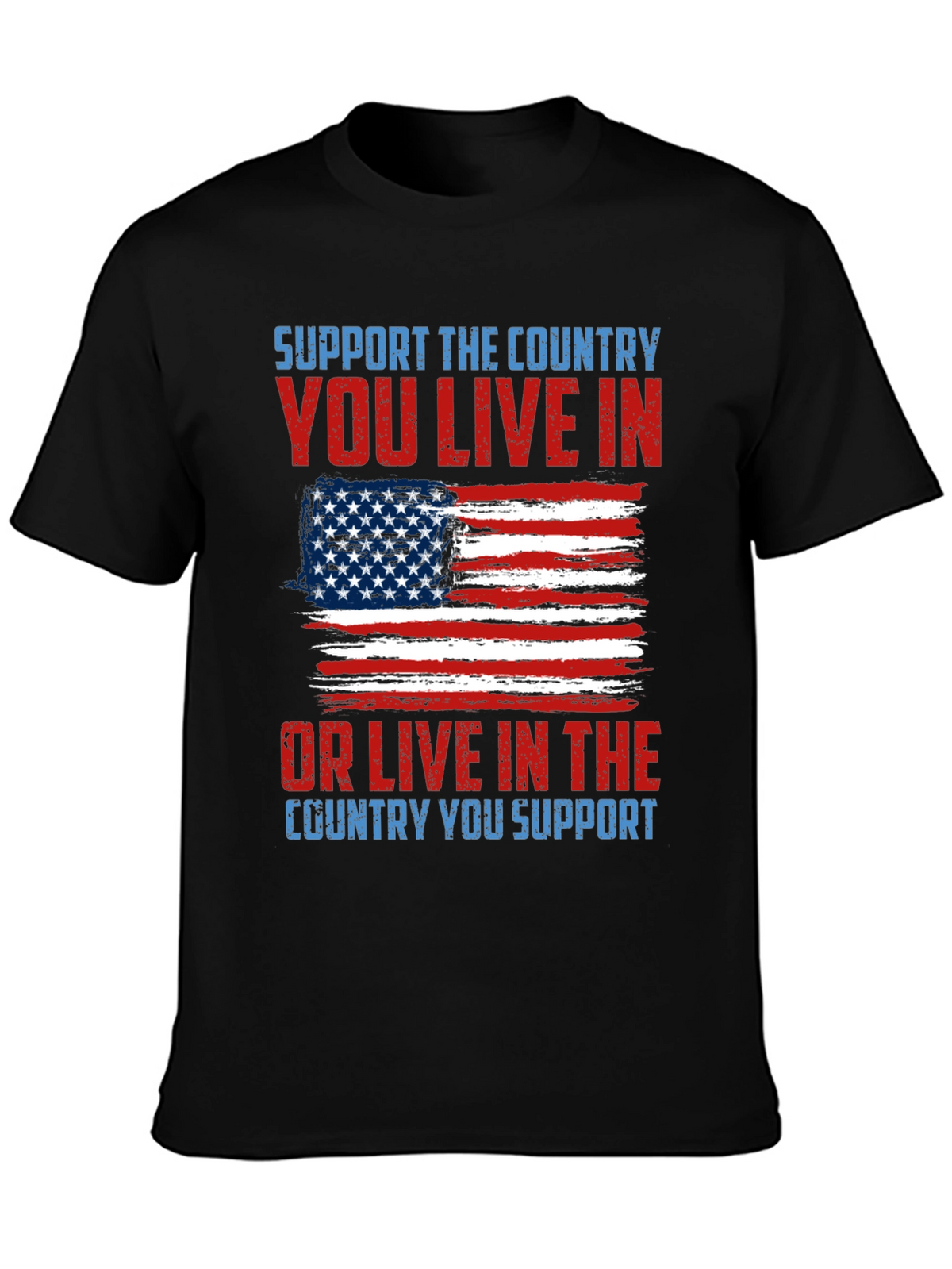 Patriotic T-Shirt - Support Your Country Tee