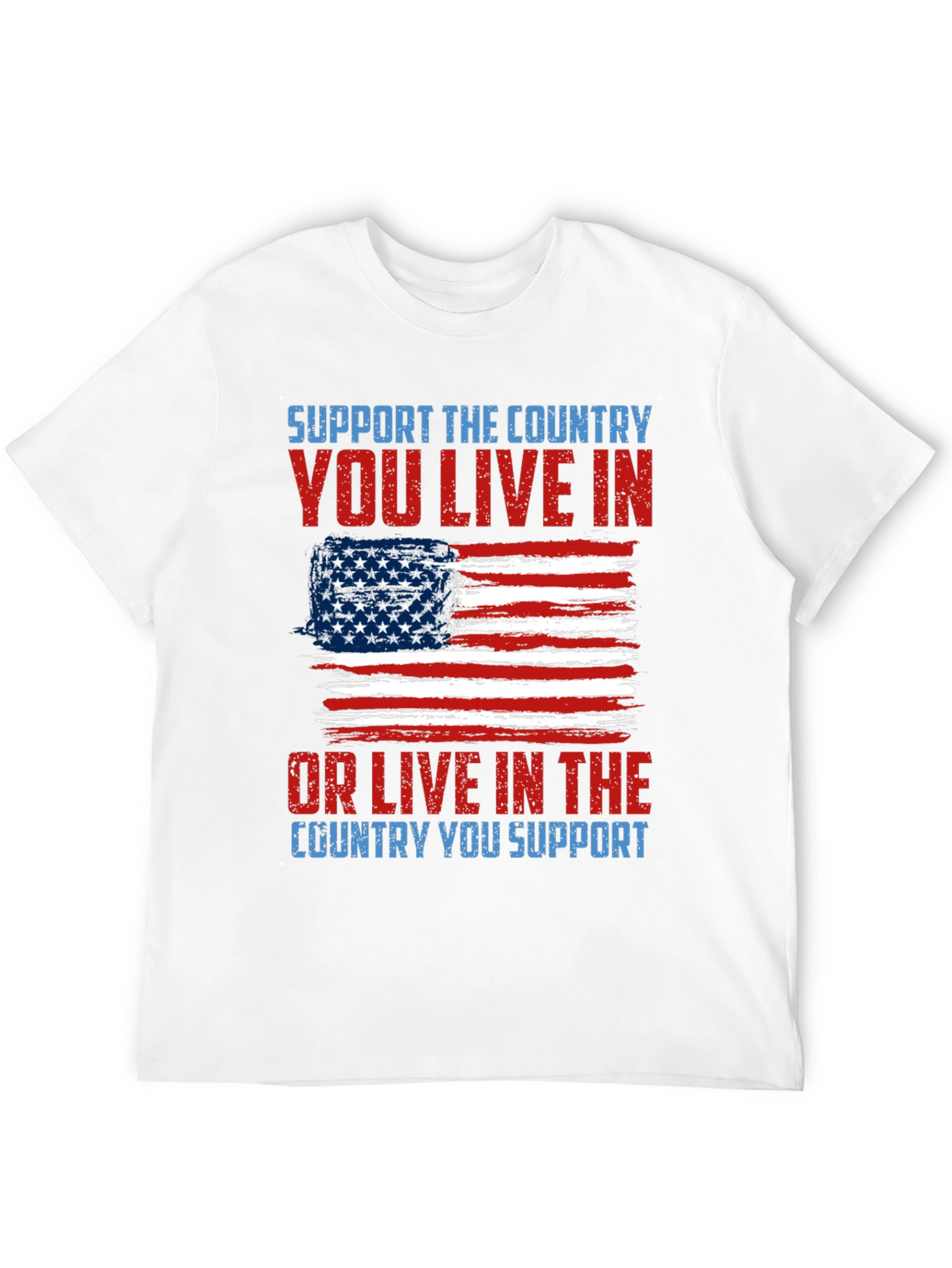 Patriotic T-Shirt - Support Your Country Tee