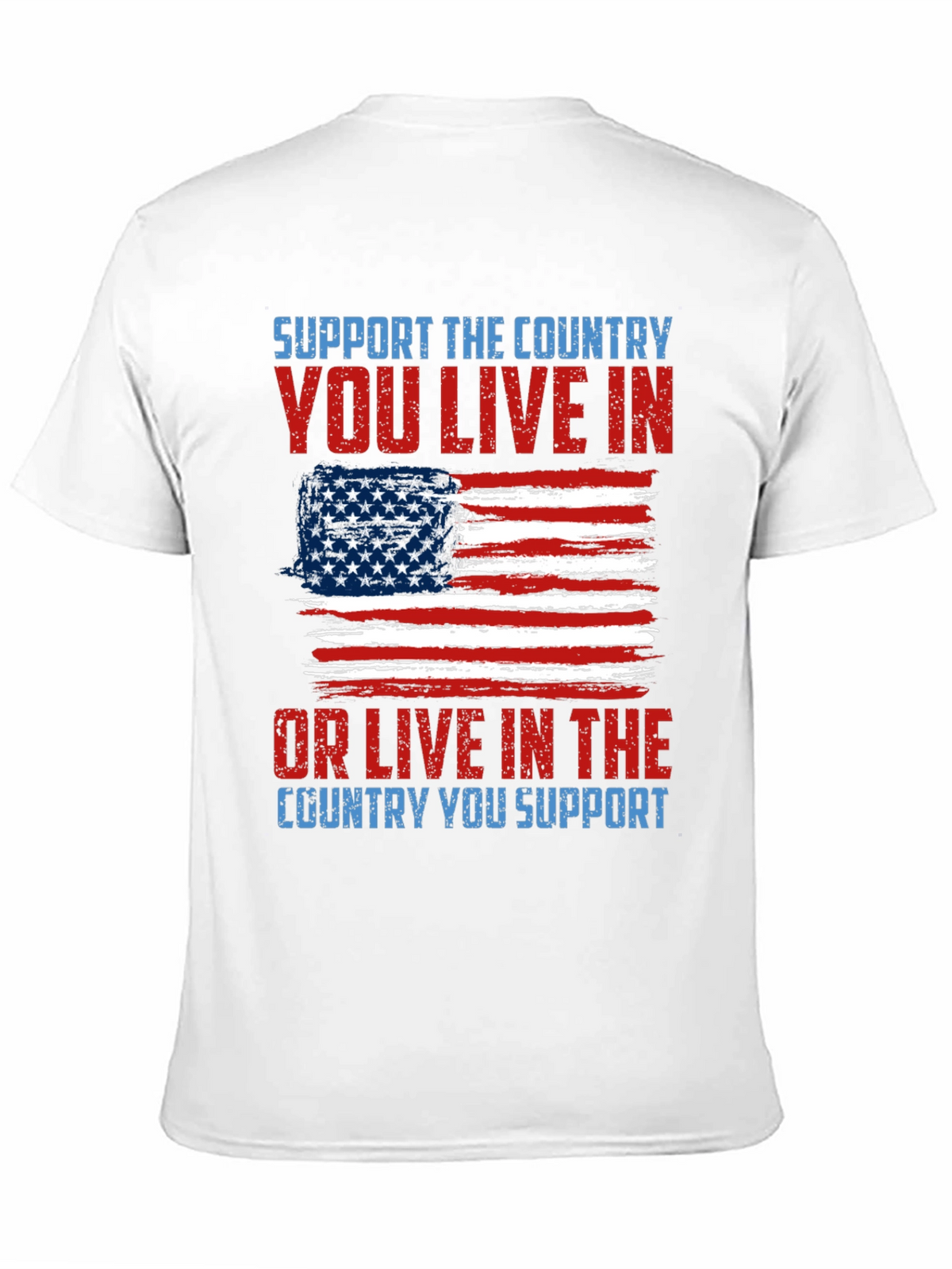 Patriotic T-Shirt - Support Your Country Tee