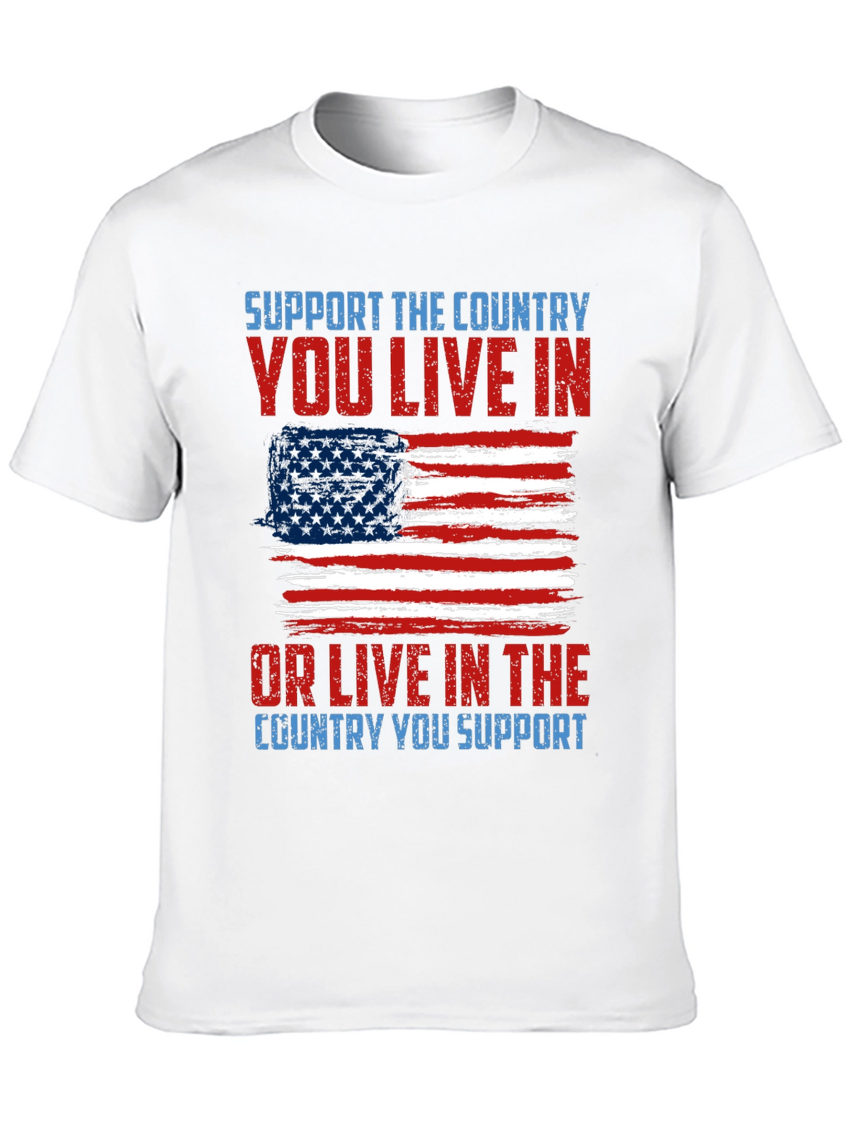 Patriotic T-Shirt - Support Your Country Tee