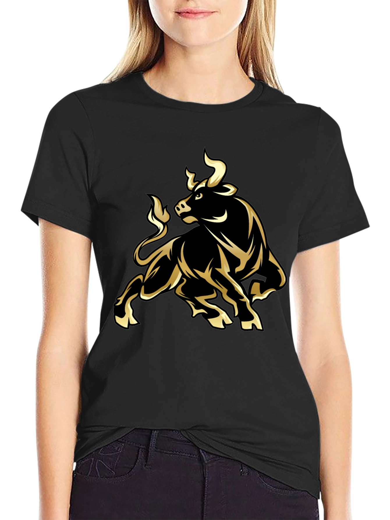 Black Bull Graphic Tee - Bold Style