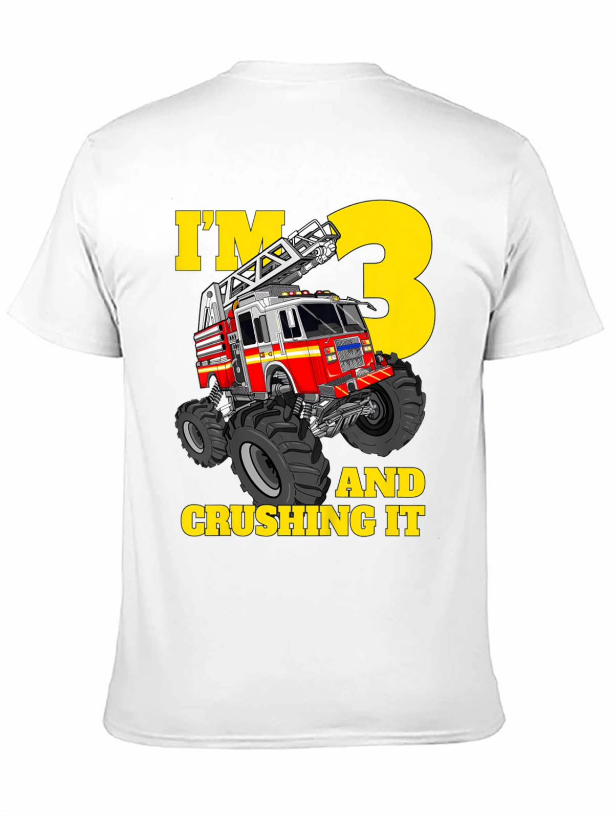 Fire Truck 3rd Birthday T-Shirt