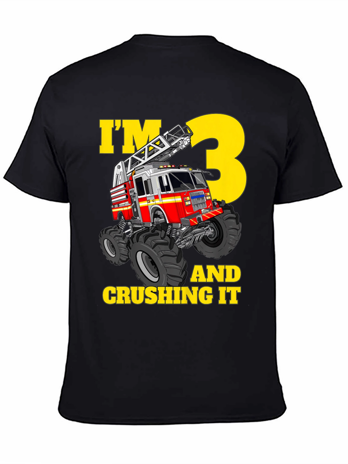 Fire Truck 3rd Birthday T-Shirt