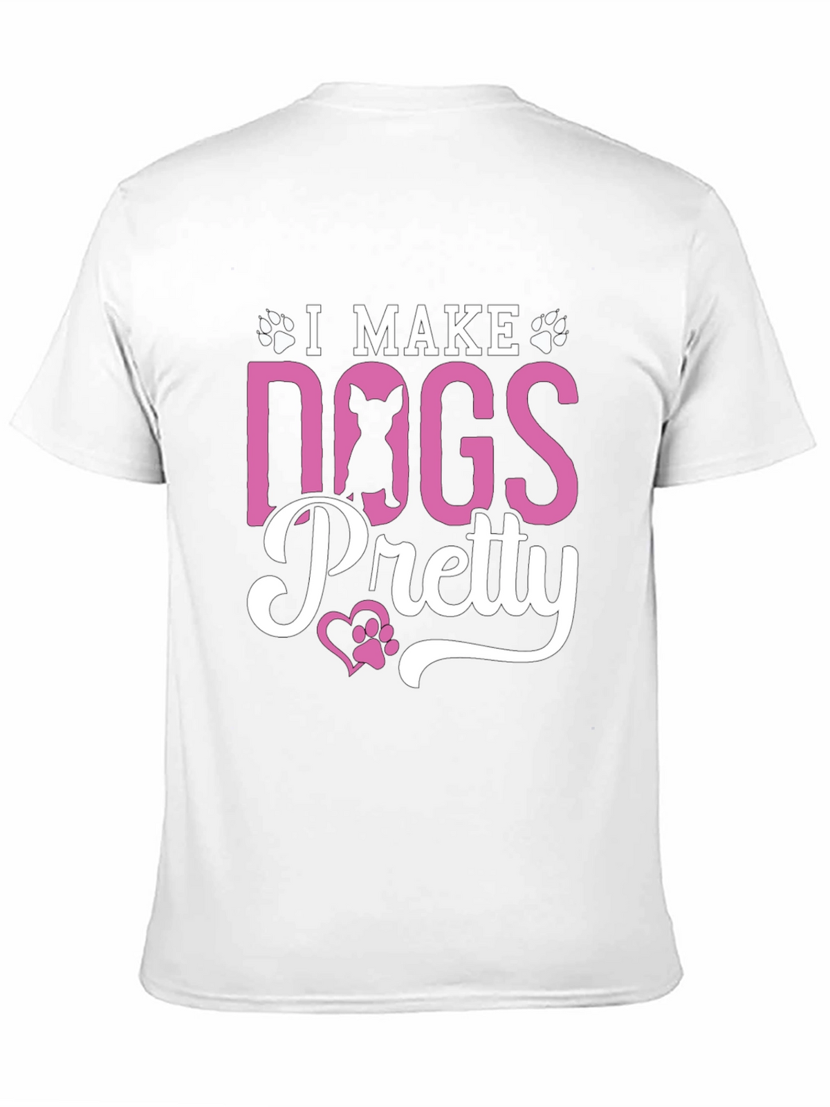 I Make Dogs Pretty Black T-Shirt