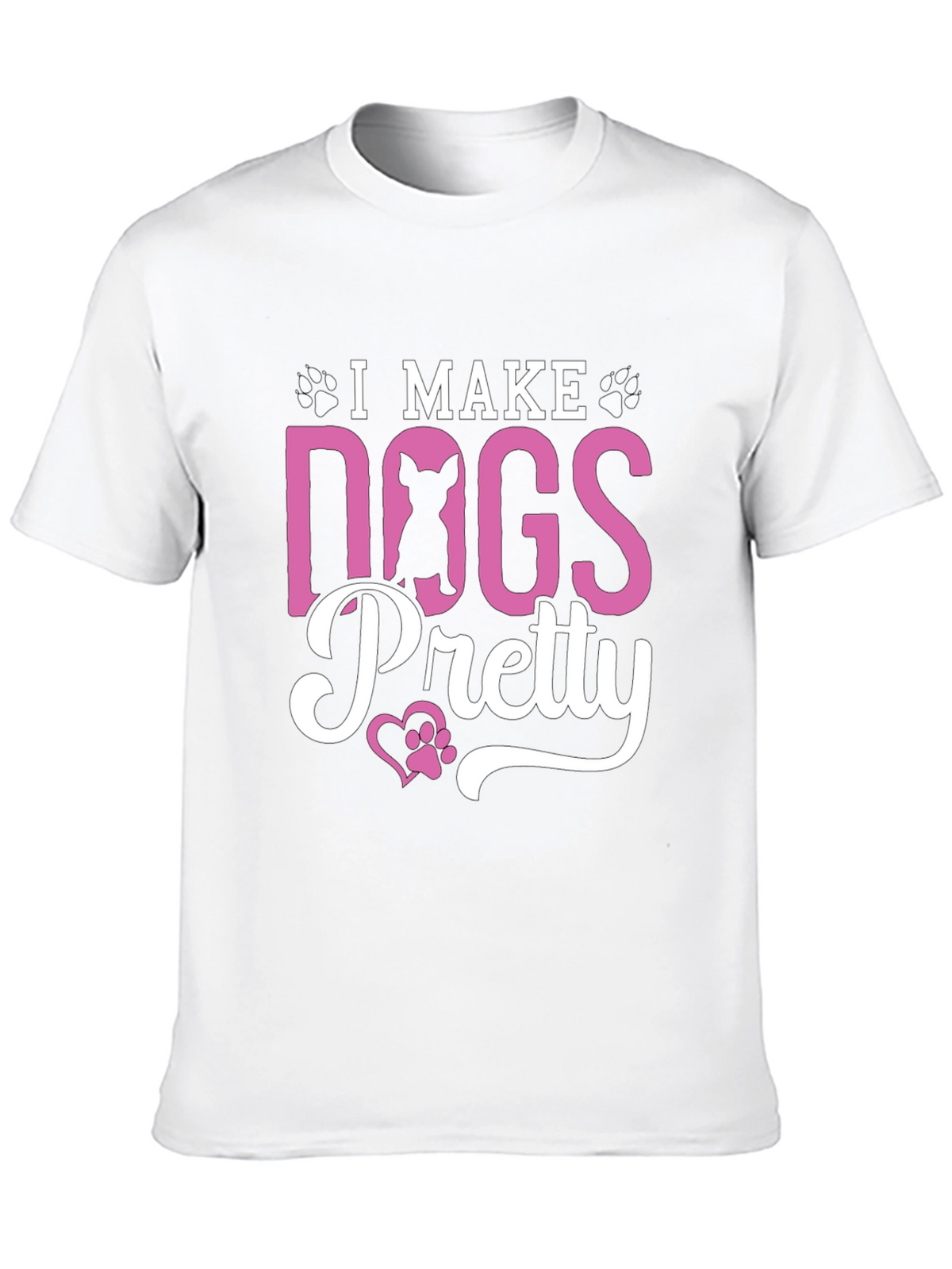 I Make Dogs Pretty Black T-Shirt