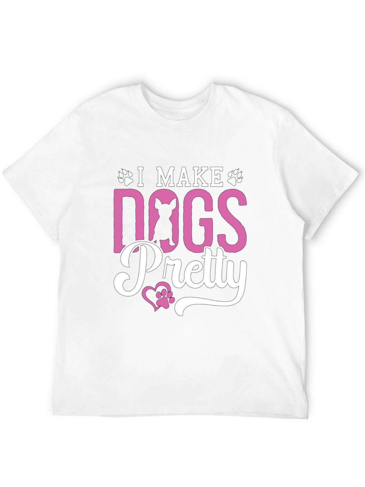 I Make Dogs Pretty Black T-Shirt