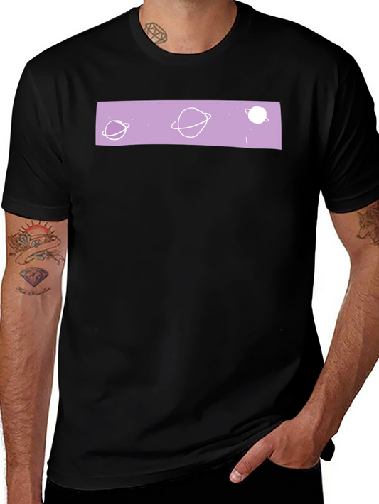 Cosmic Planet T-Shirt - Black