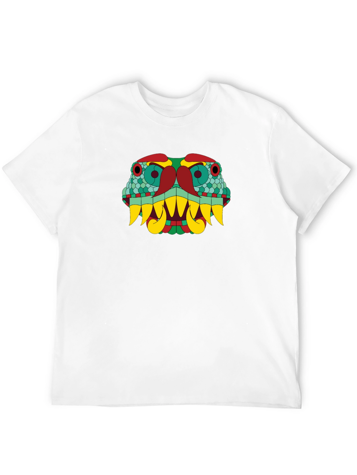 Aztec Serpent Graphic T-Shirt