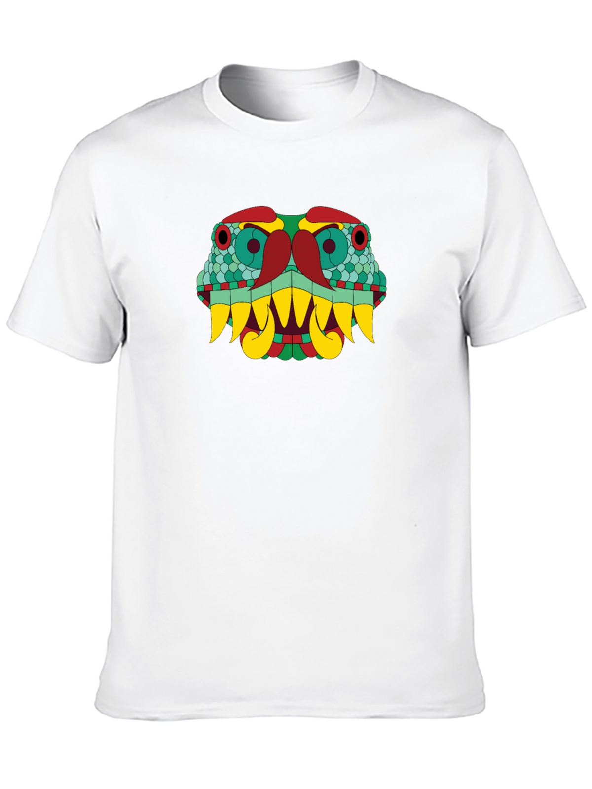 Aztec Serpent Graphic T-Shirt