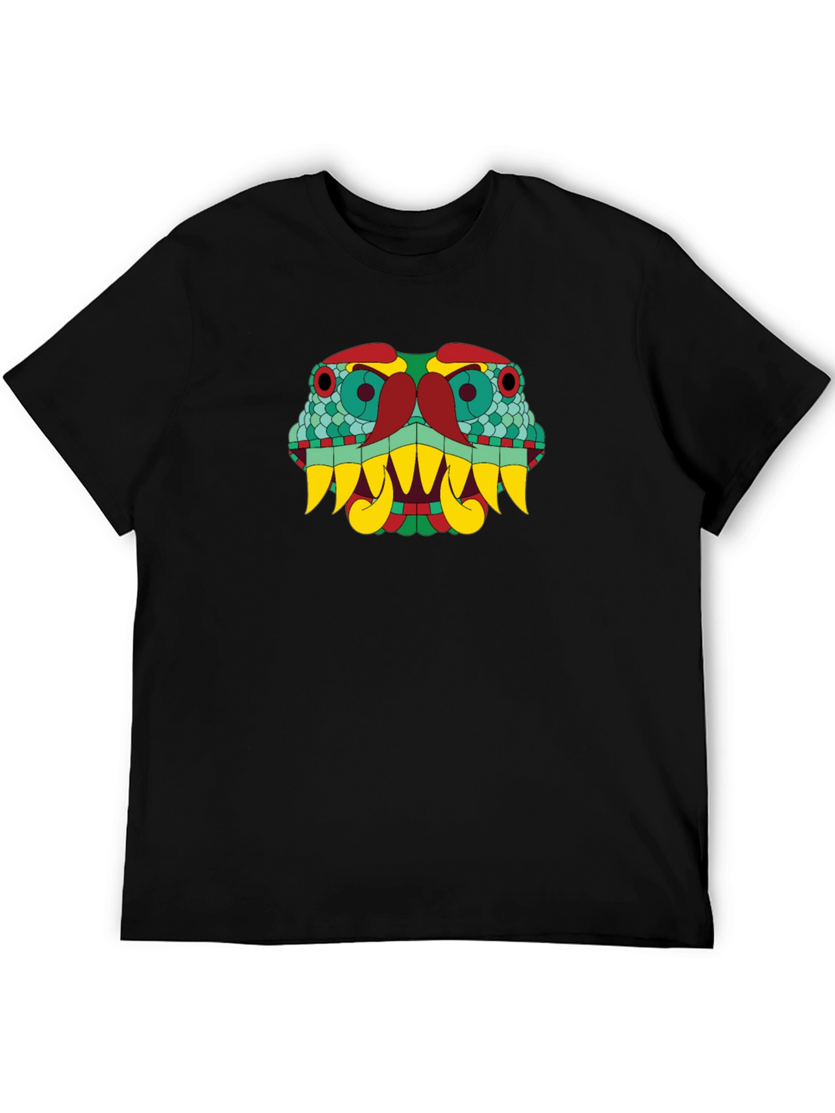 Aztec Serpent Graphic T-Shirt