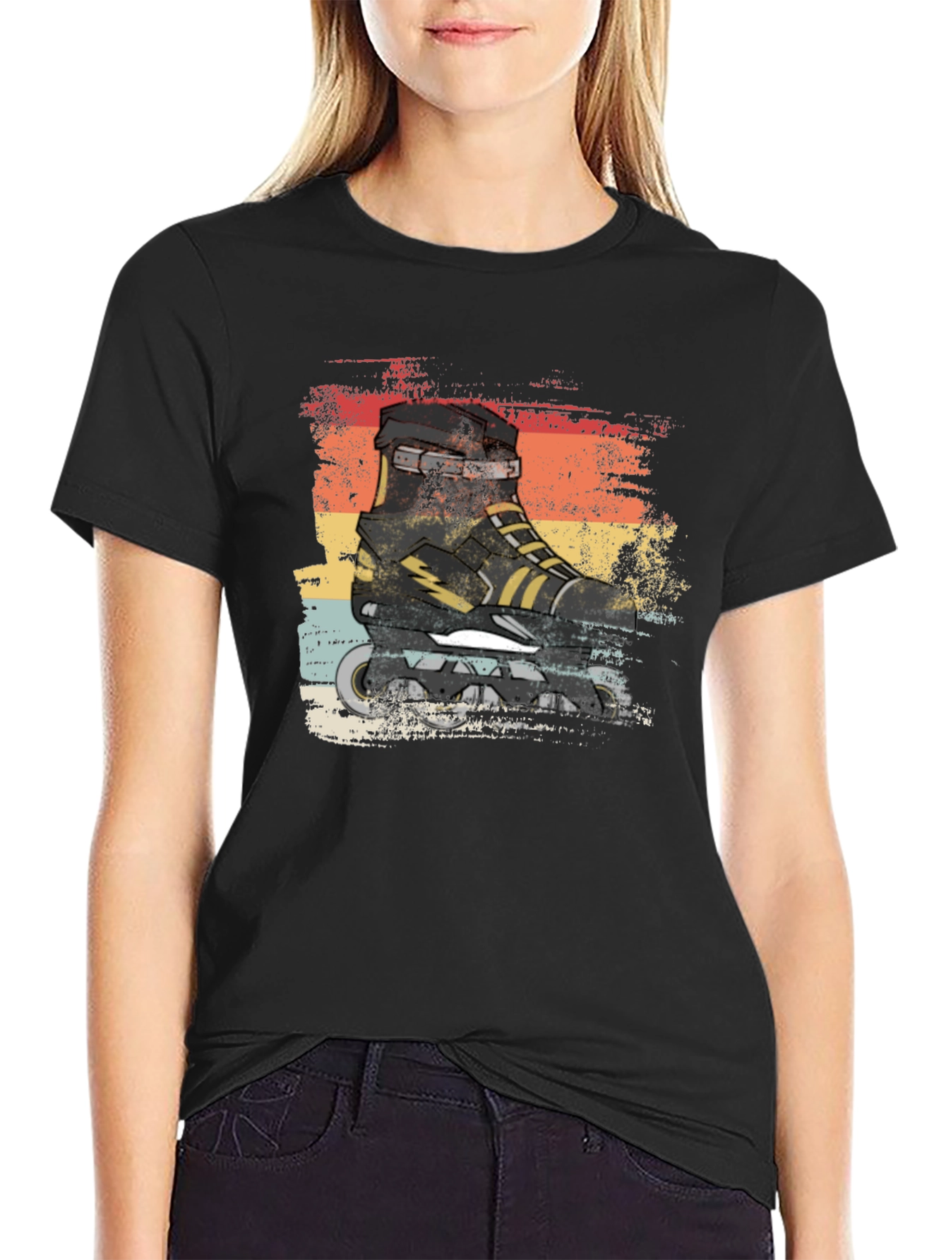 Retro Inline Skate Graphic Tee