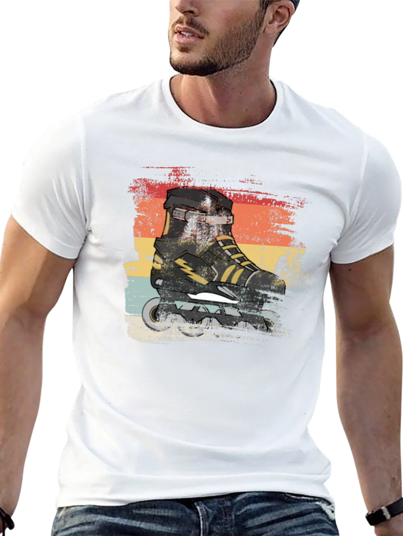 Retro Inline Skate Graphic Tee