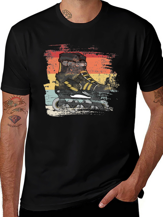 Retro Inline Skate Graphic Tee