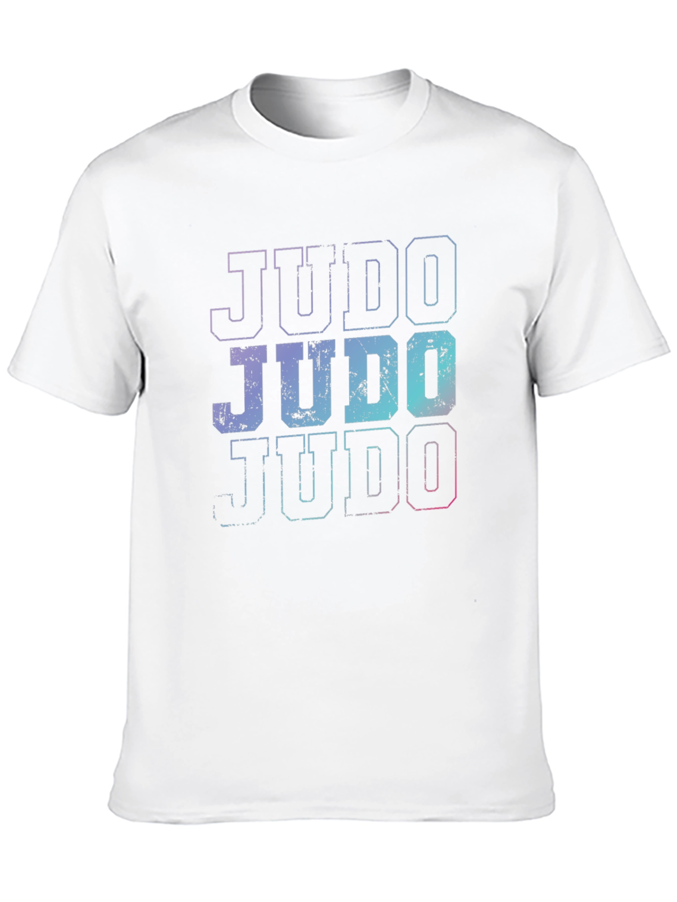 Retro Judo Graphic T-Shirt - Black