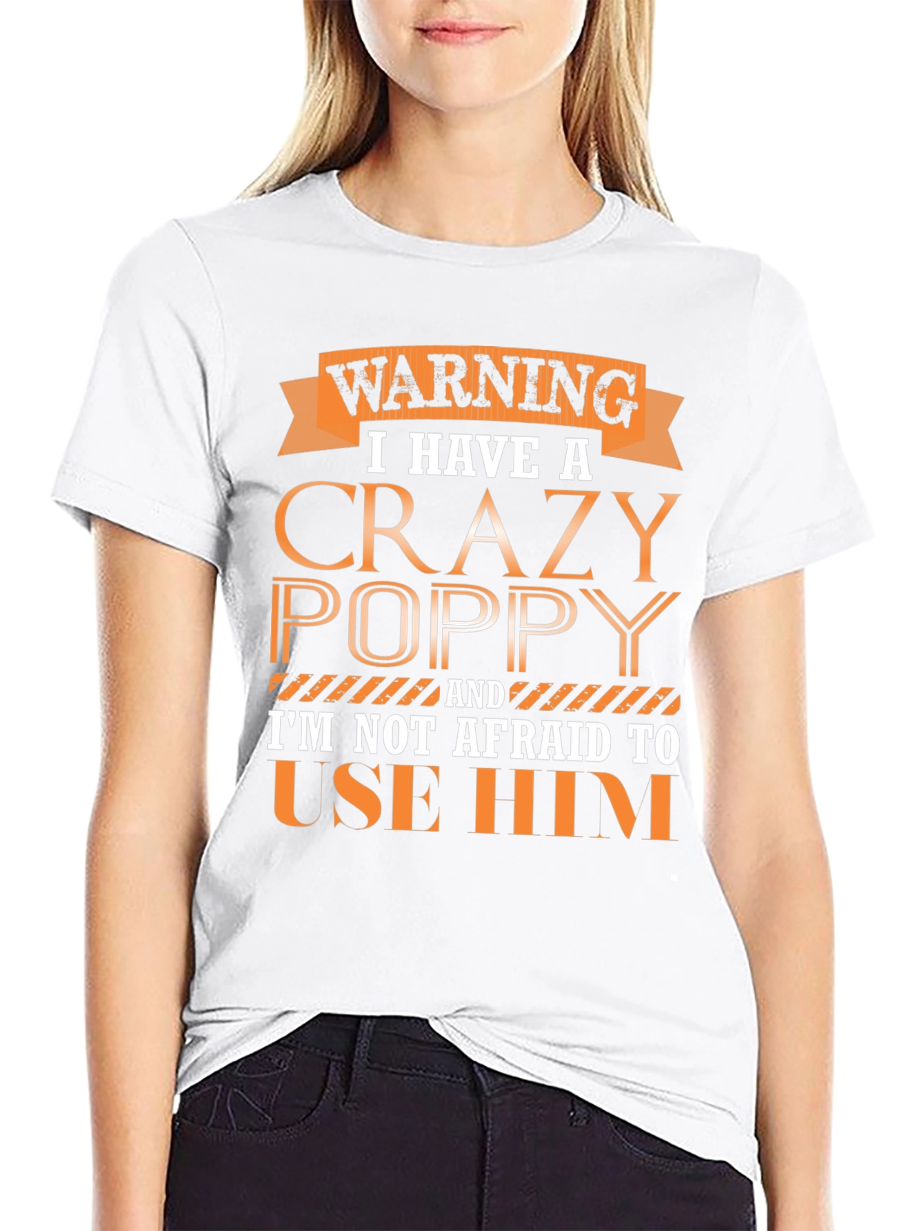 Crazy Poppy Graphic Tee - Gift for Grandfathers
