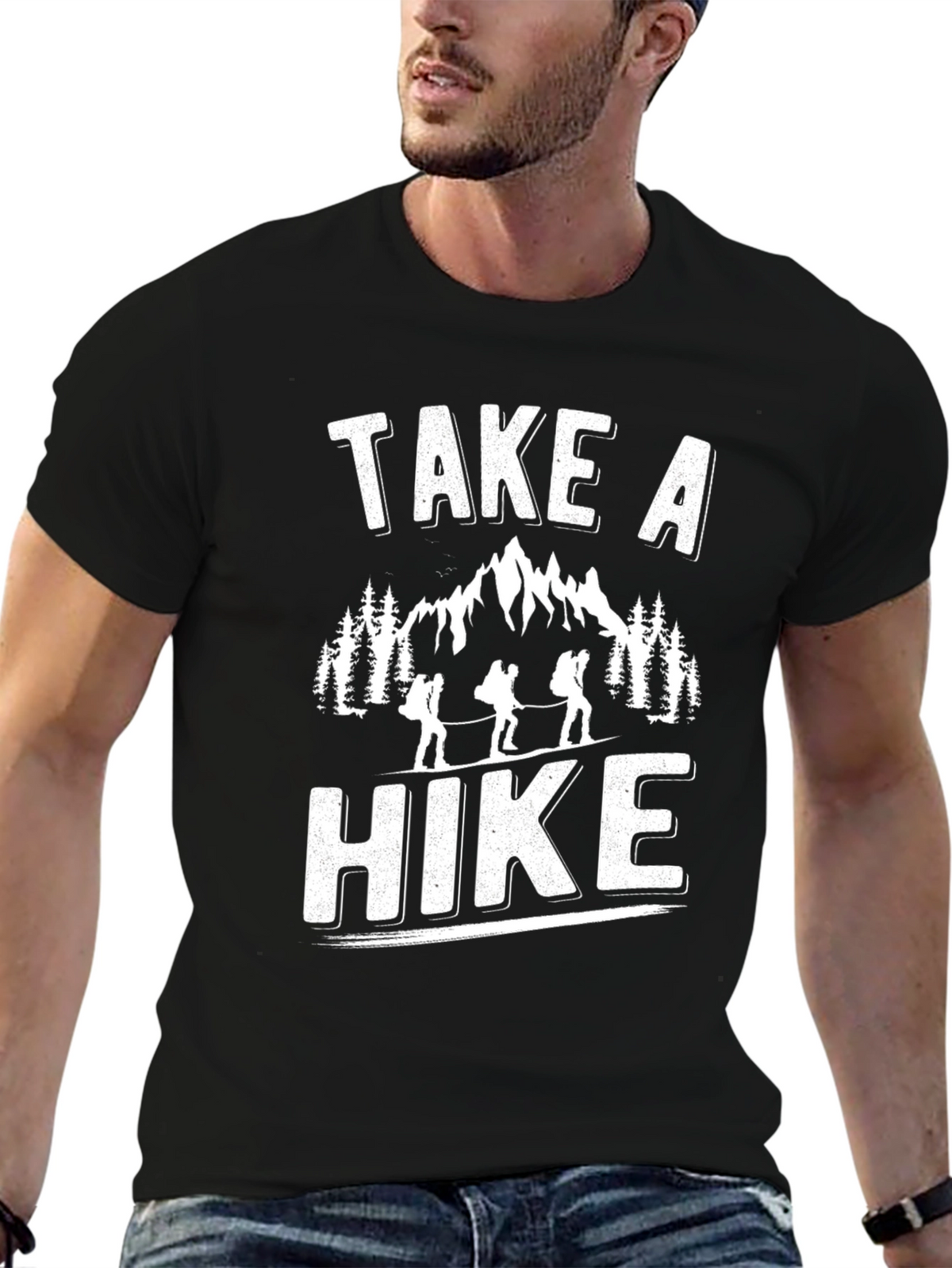 Take A Hike Graphic Tee - Mountain Adventure T-Shirt