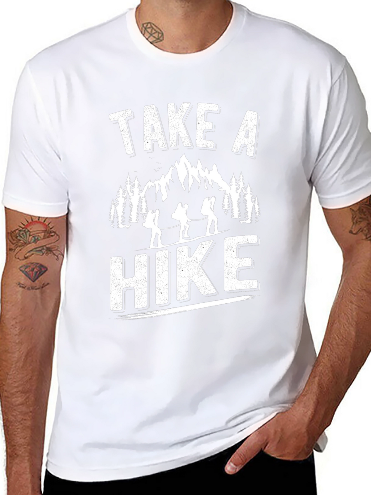 Take A Hike Graphic Tee - Mountain Adventure T-Shirt