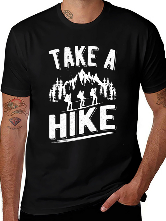 Take A Hike Graphic Tee - Mountain Adventure T-Shirt