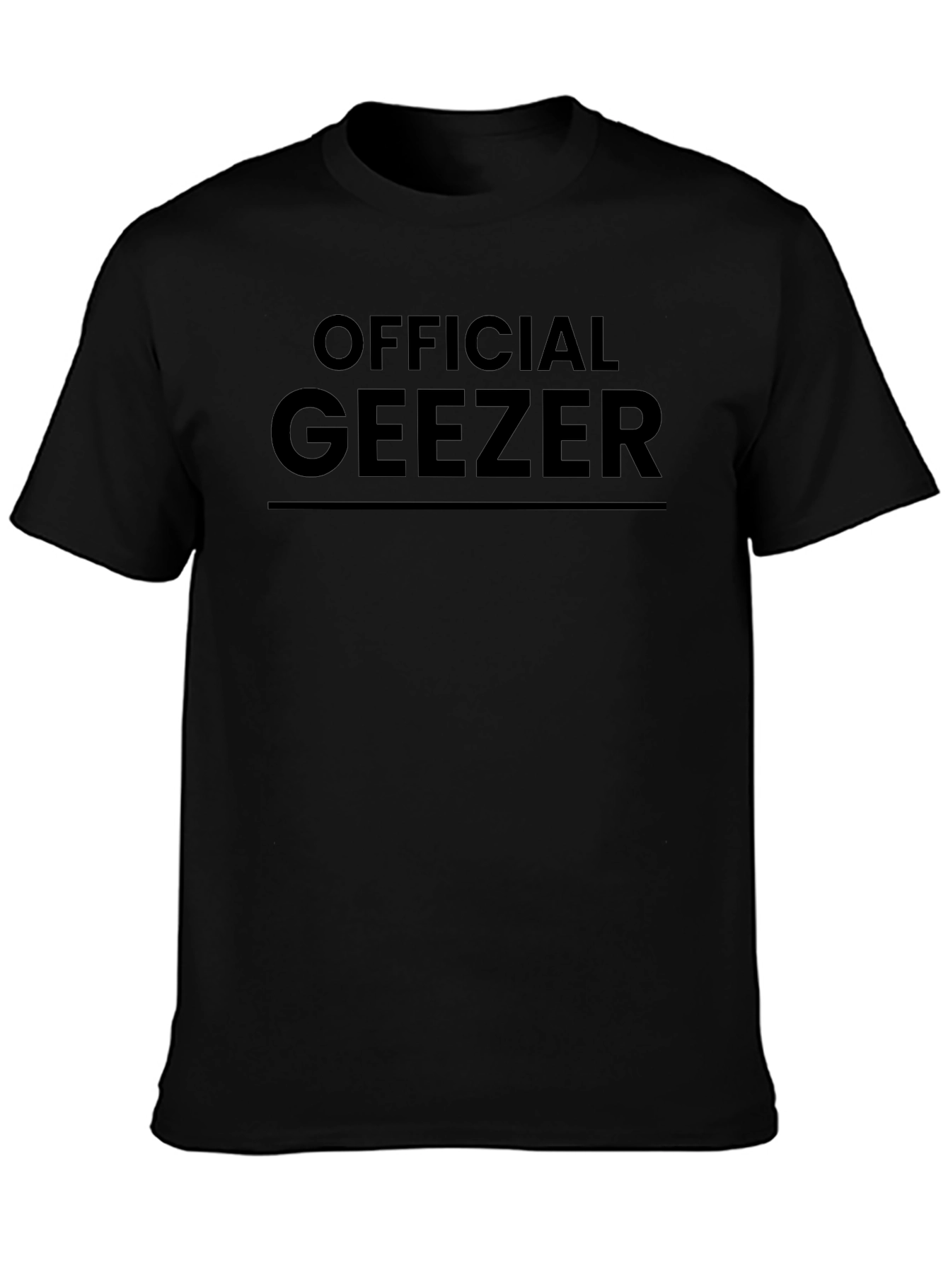 Official Geezer Black T-Shirt