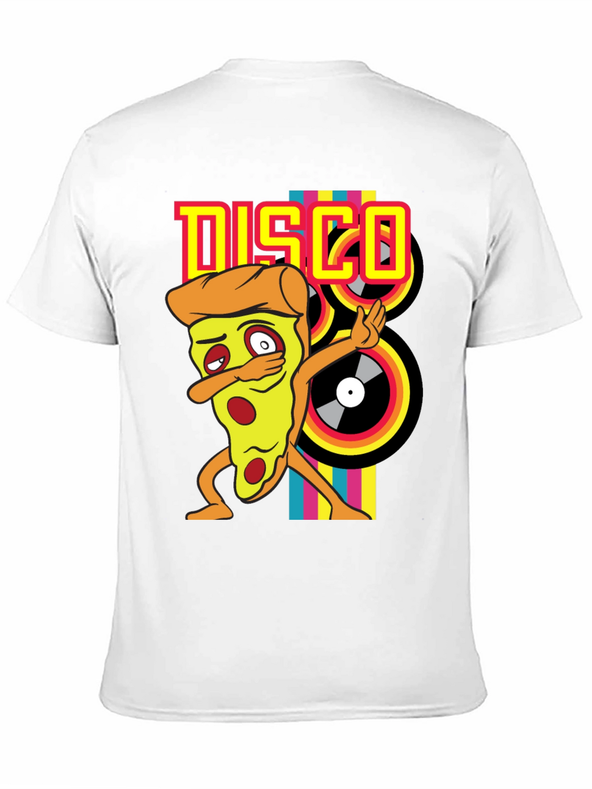 Disco Pizza T-Shirt - Unique Graphic Tee