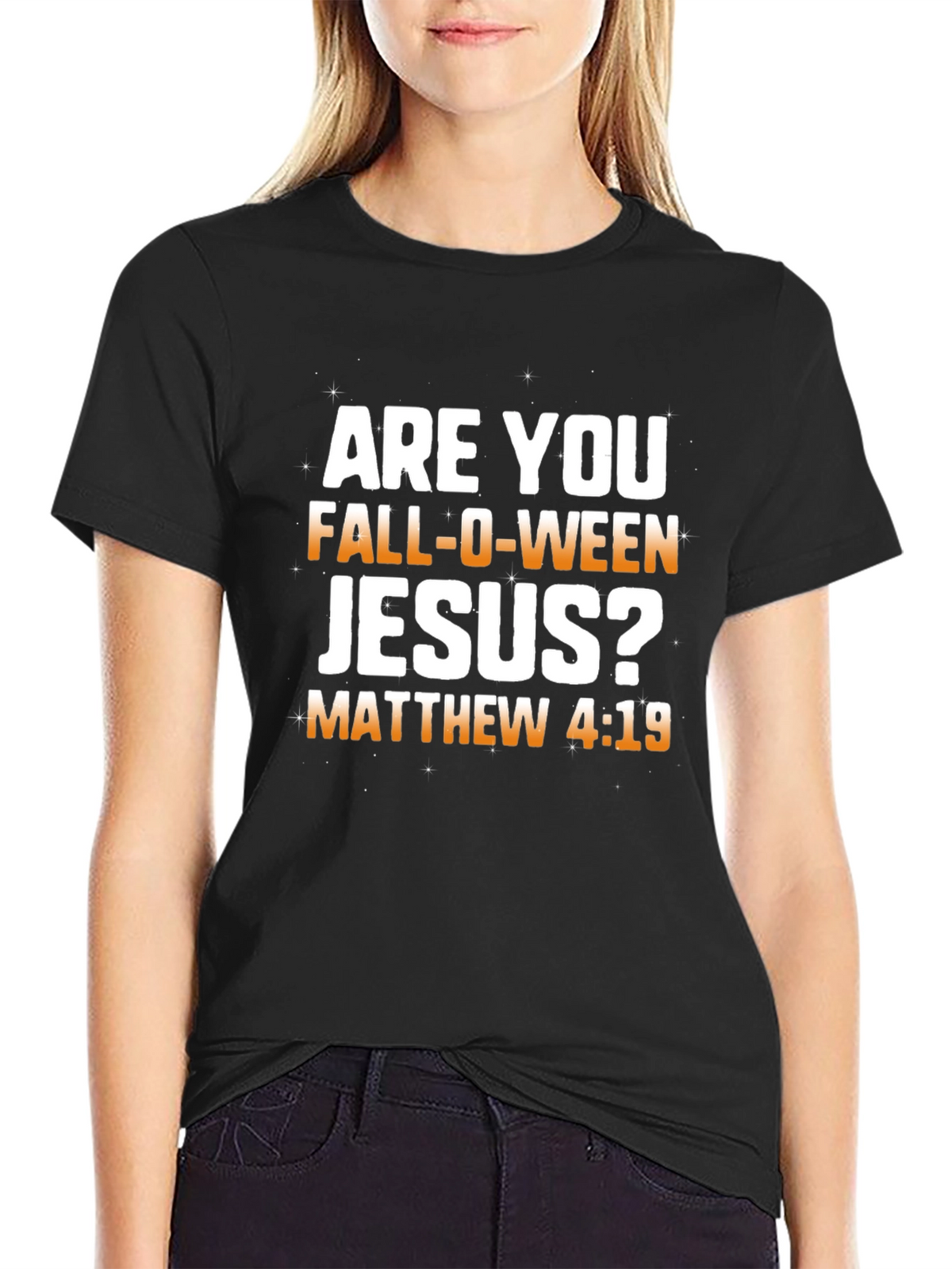 Fall-O-Ween Jesus T-Shirt: Matthew 4:19