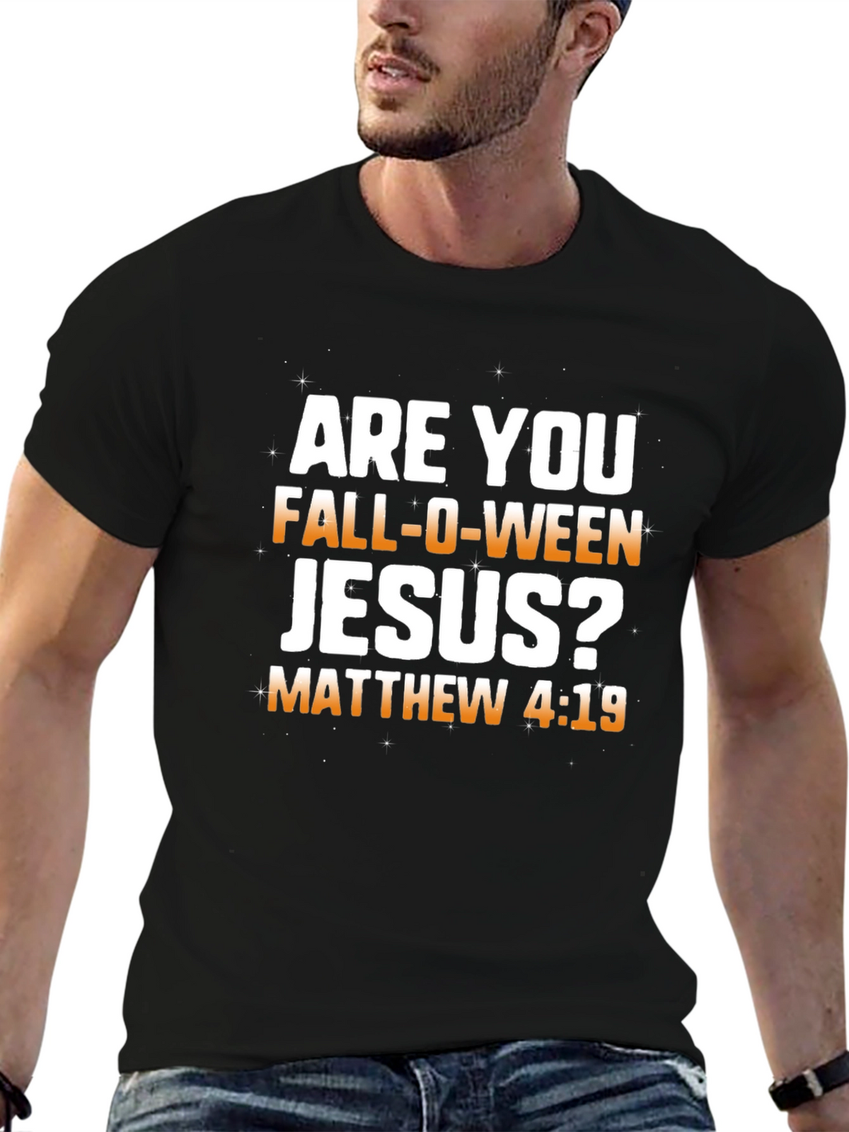 Fall-O-Ween Jesus T-Shirt: Matthew 4:19