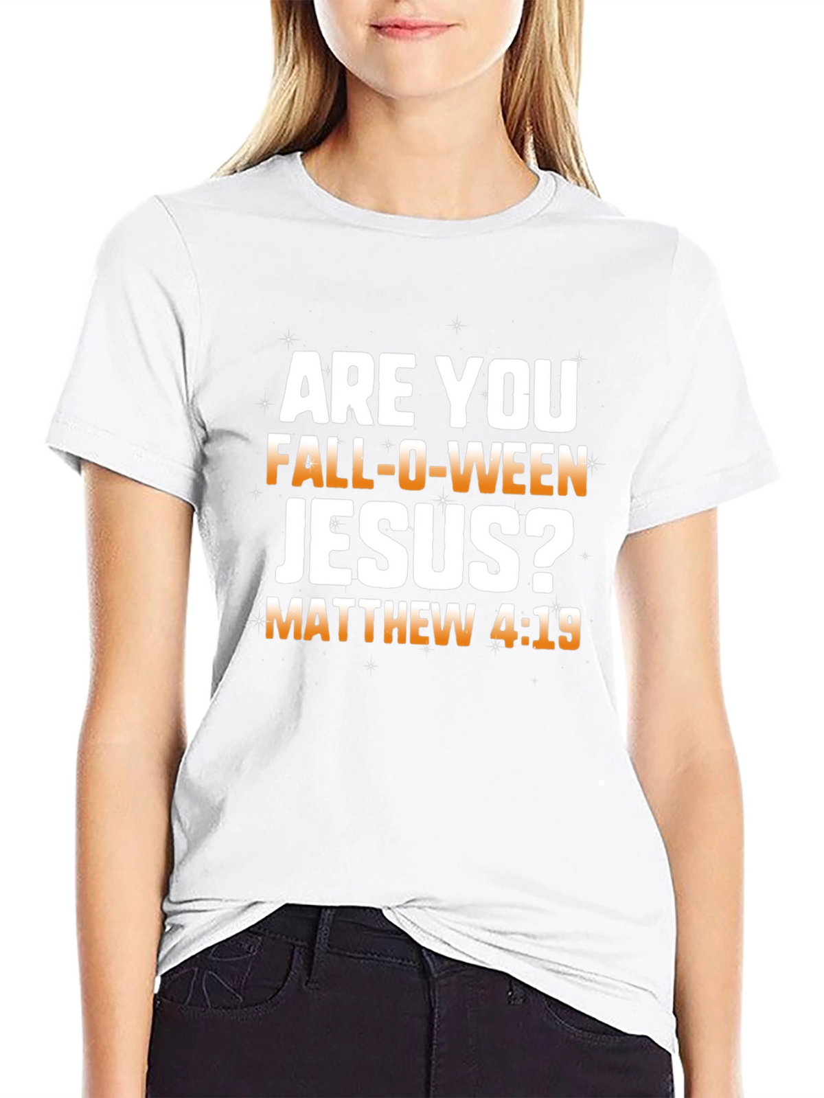 Fall-O-Ween Jesus T-Shirt: Matthew 4:19