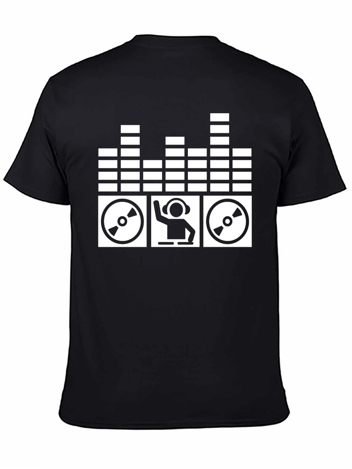 DJ Music T-Shirt - Black Graphic Tee