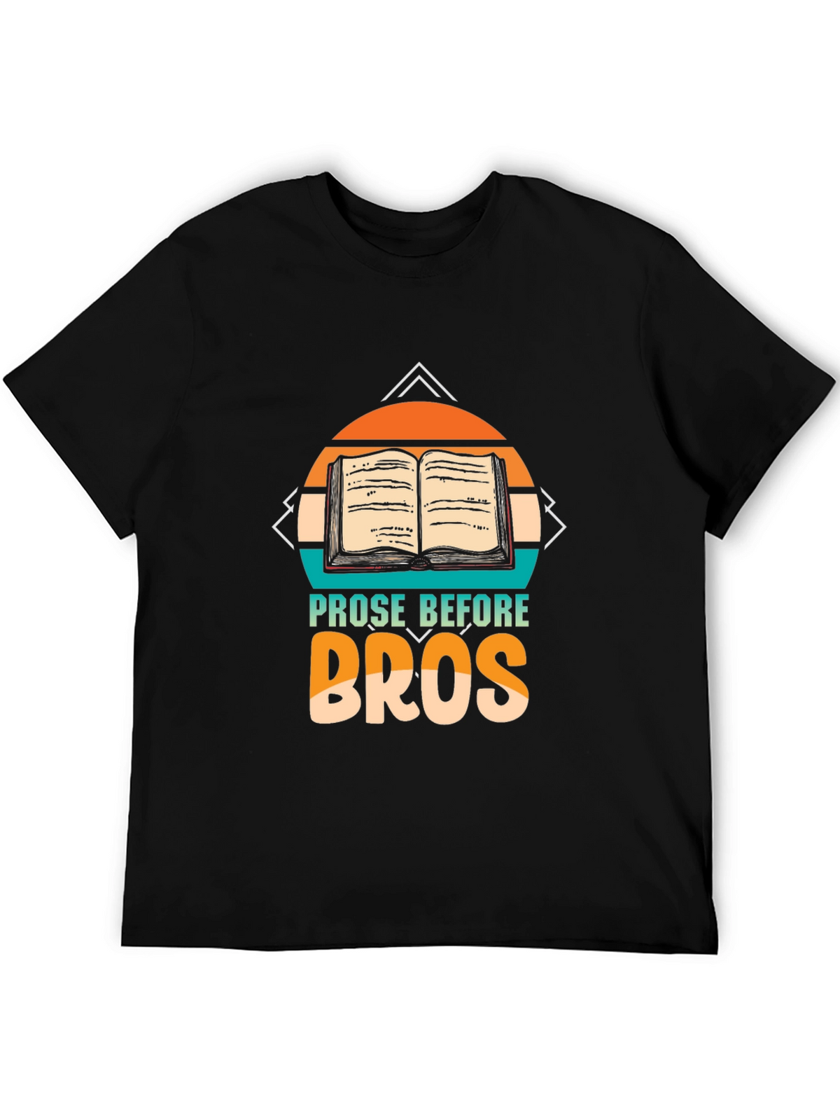 Prose Before Bros Black Graphic Tee