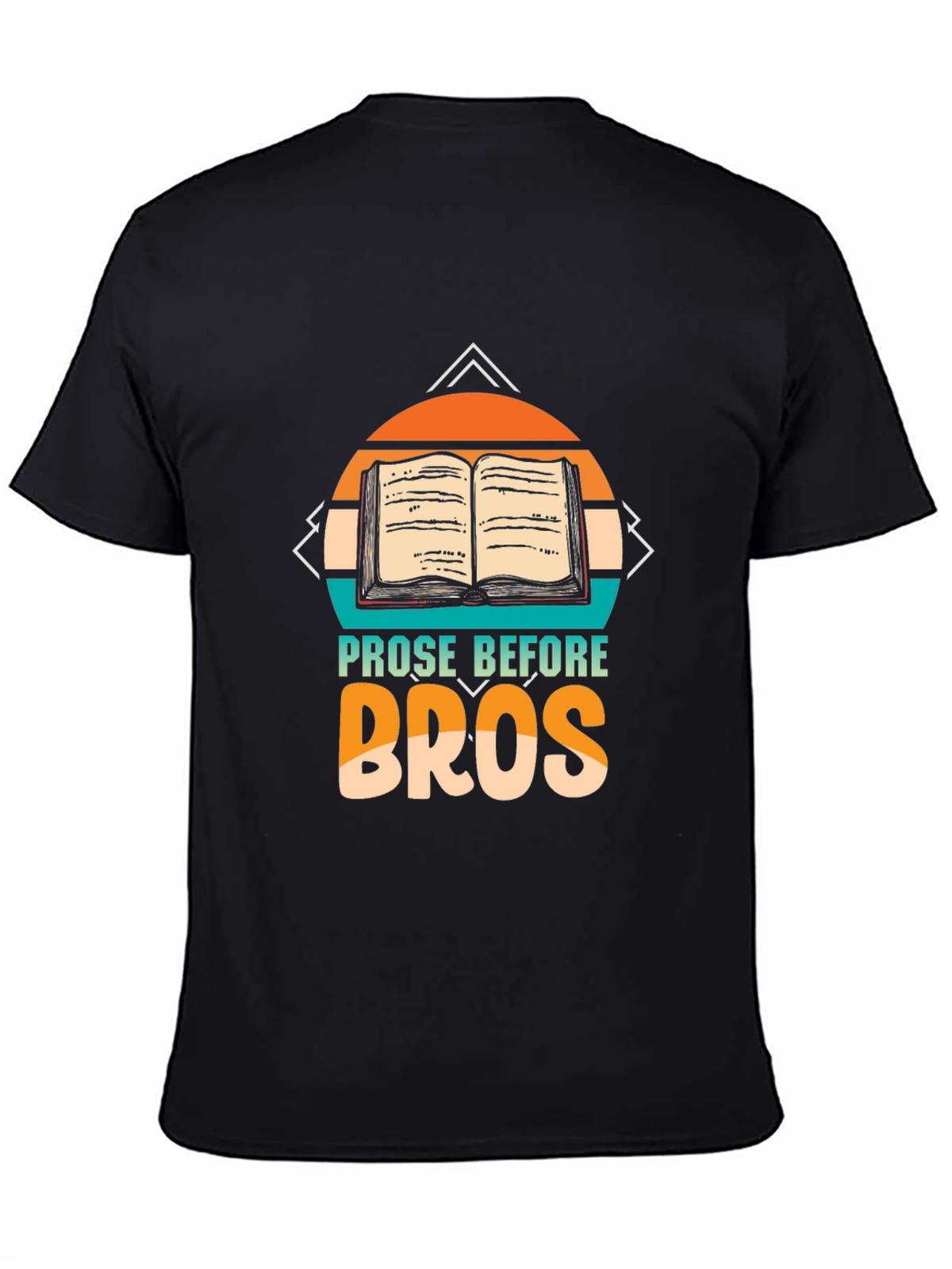Prose Before Bros Black Graphic Tee