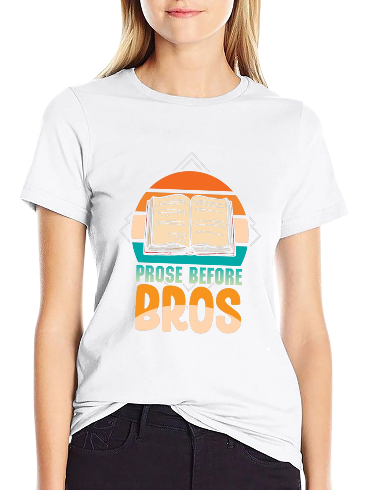 Prose Before Bros Black Graphic Tee