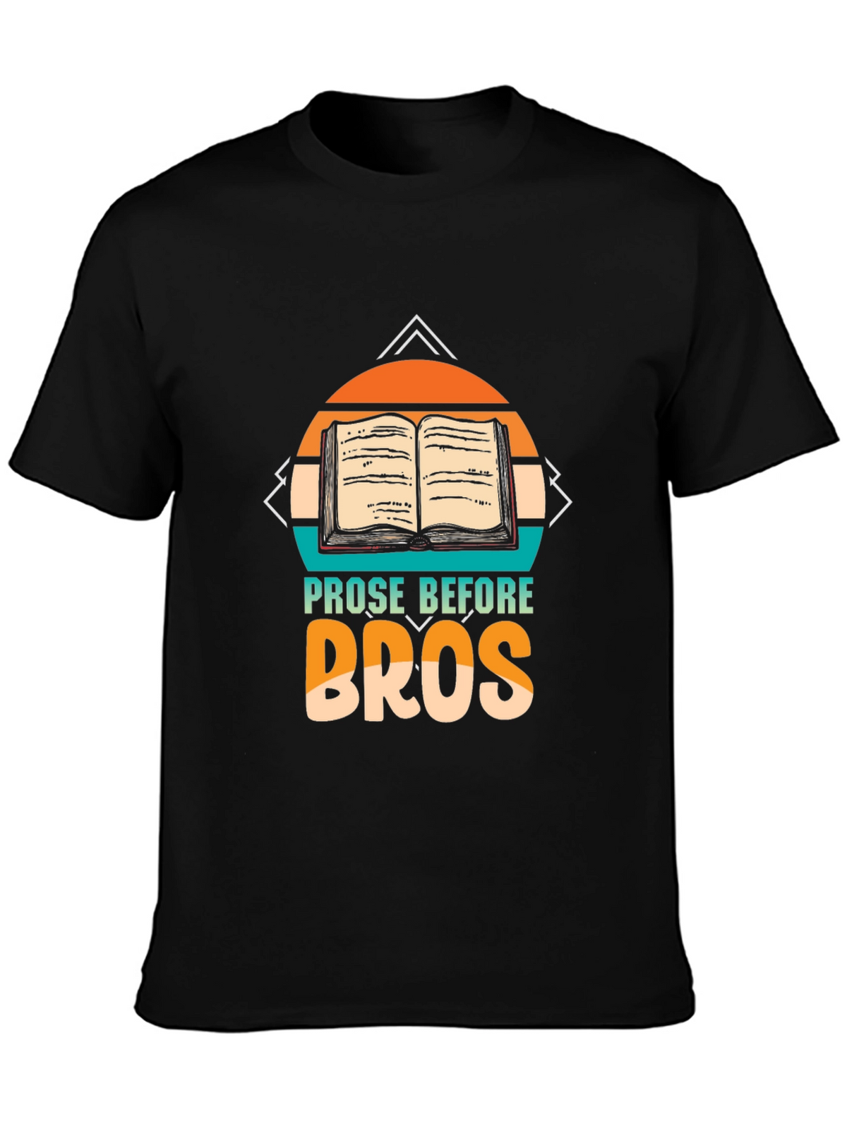 Prose Before Bros Black Graphic Tee